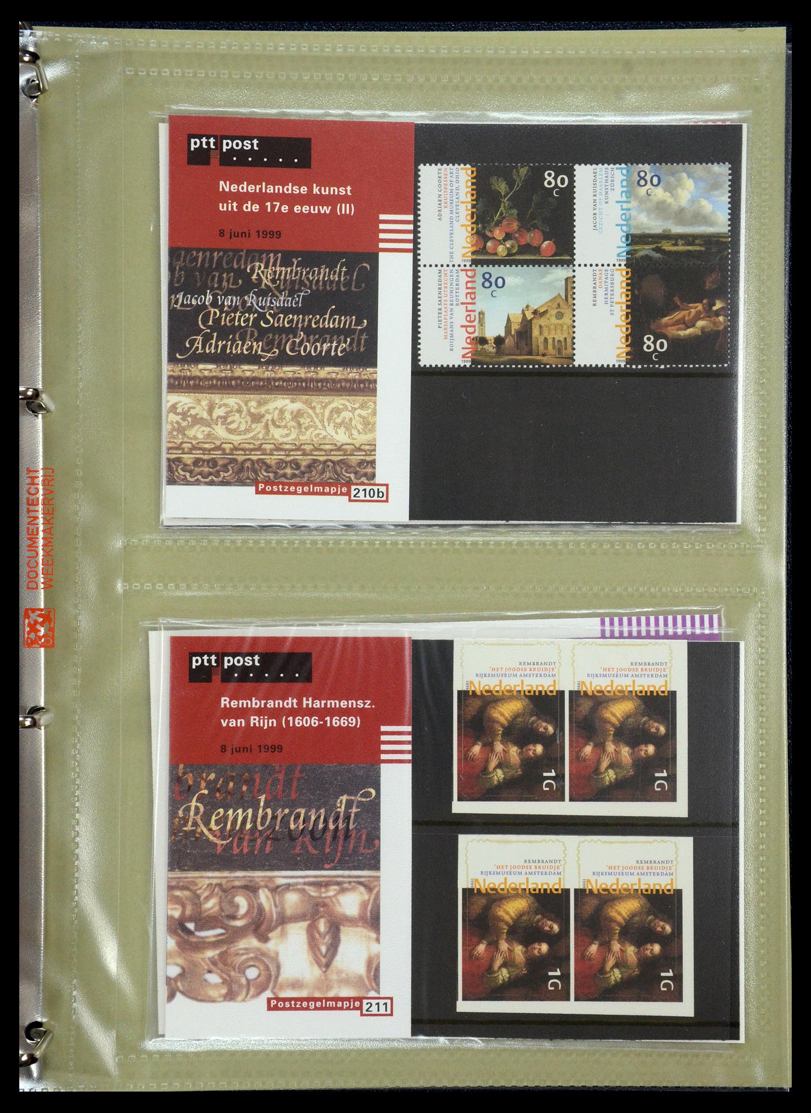 35144 109 - Postzegelverzameling 35144 Nederland PTT mapjes 1982-2021!