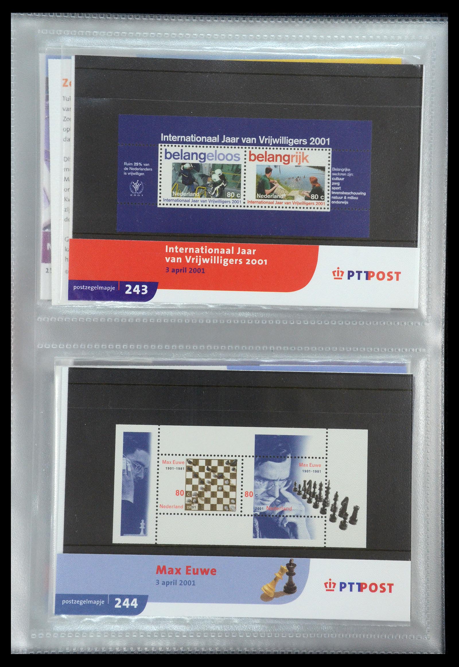 35144 129 - Postzegelverzameling 35144 Nederland PTT mapjes 1982-2021!