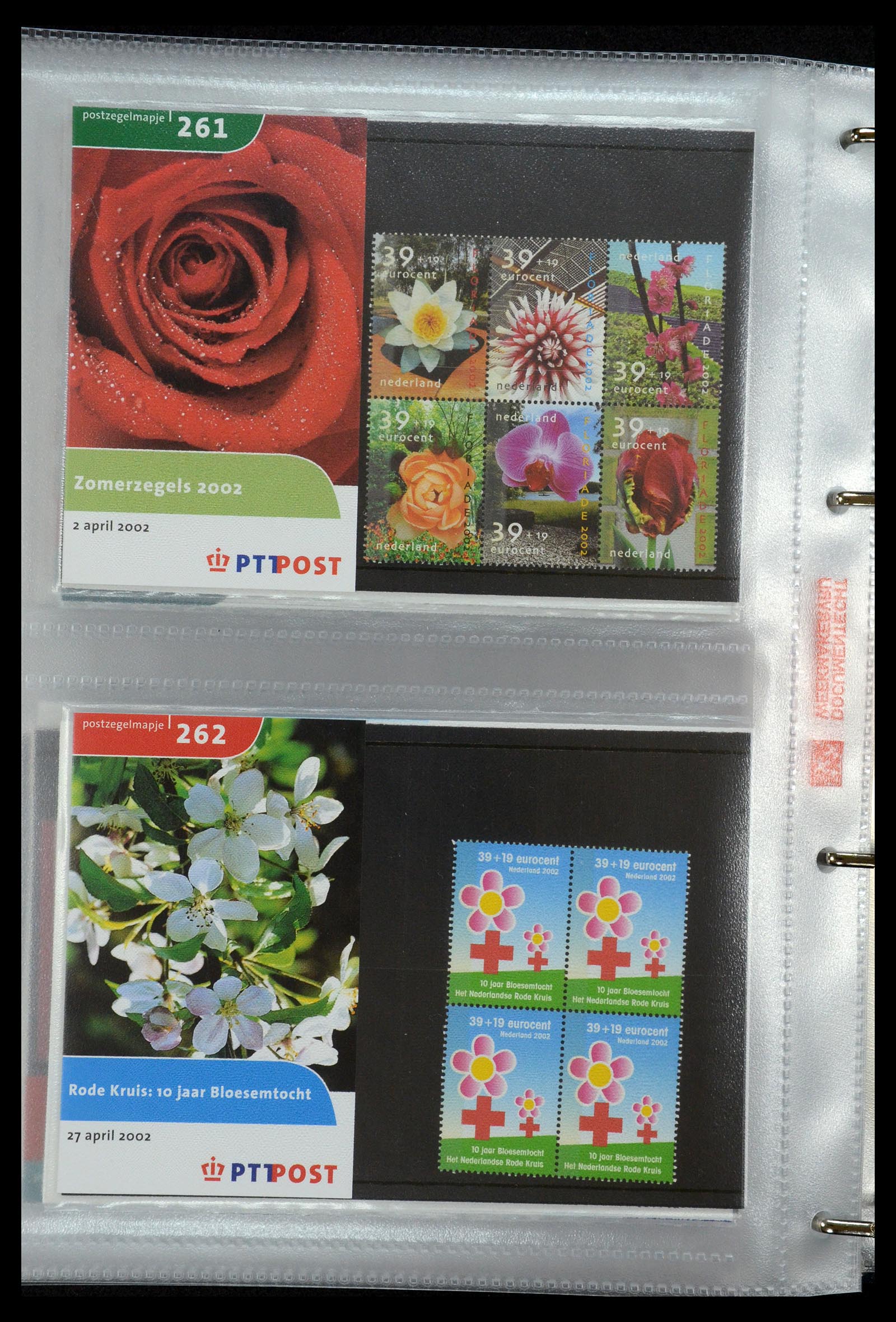35144 140 - Postzegelverzameling 35144 Nederland PTT mapjes 1982-2021!