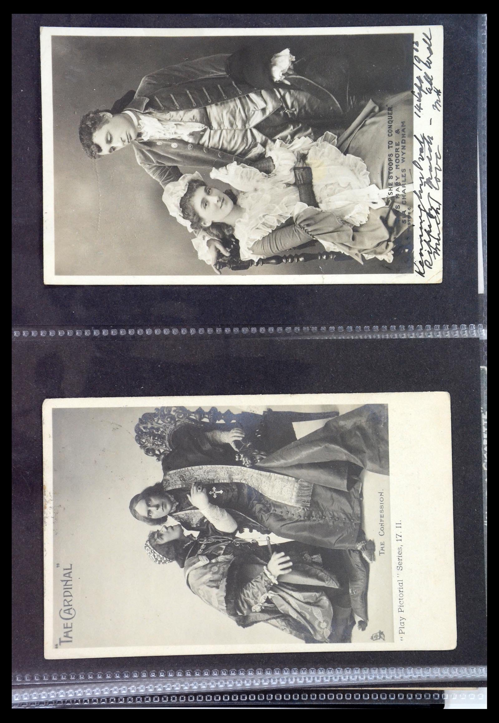 35149 069 - Postzegelverzameling 35149 Engeland ansichtkaarten.