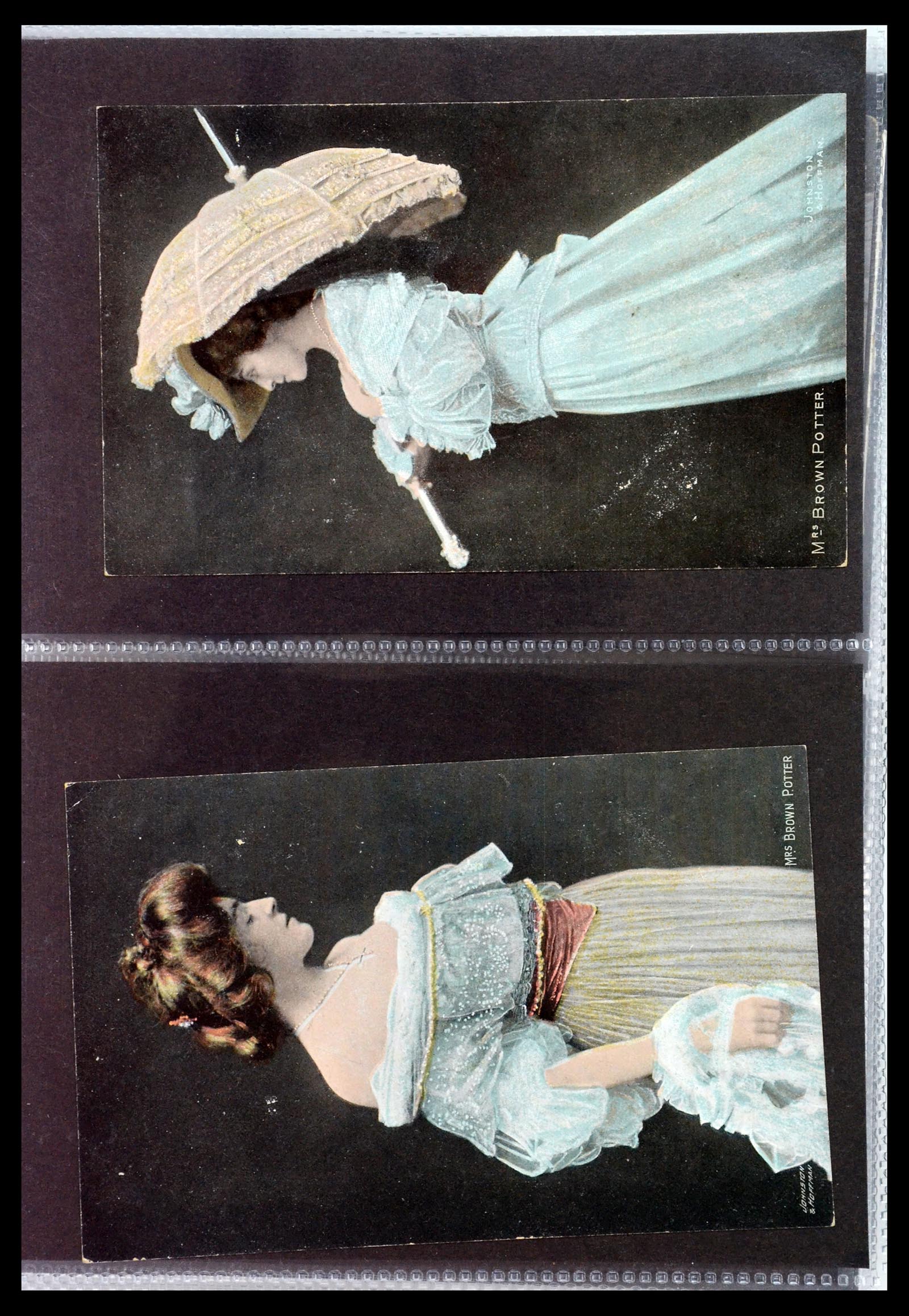35149 091 - Postzegelverzameling 35149 Engeland ansichtkaarten.