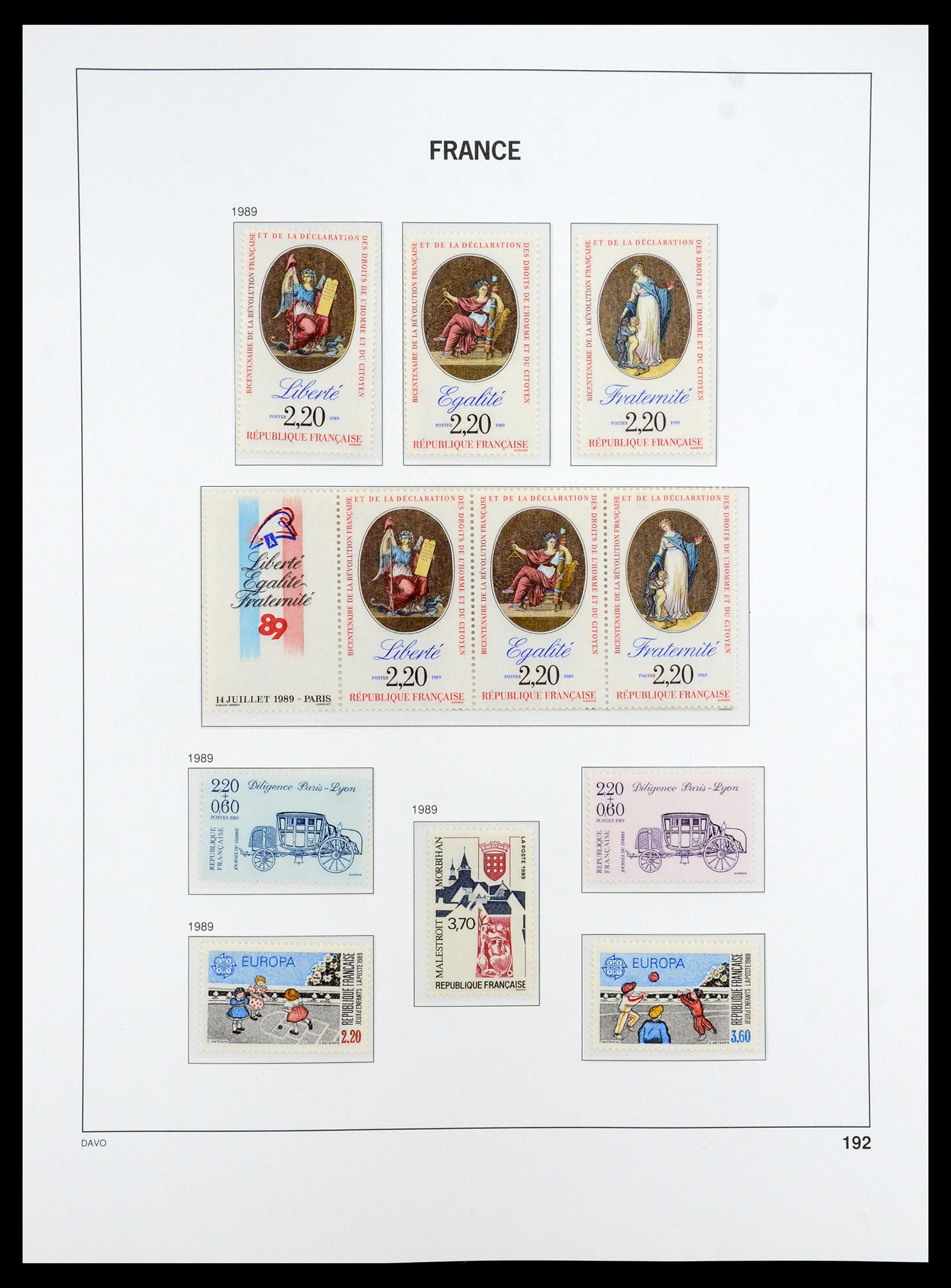 35184 201 - Stamp Collection 35184 France 1849-1993.