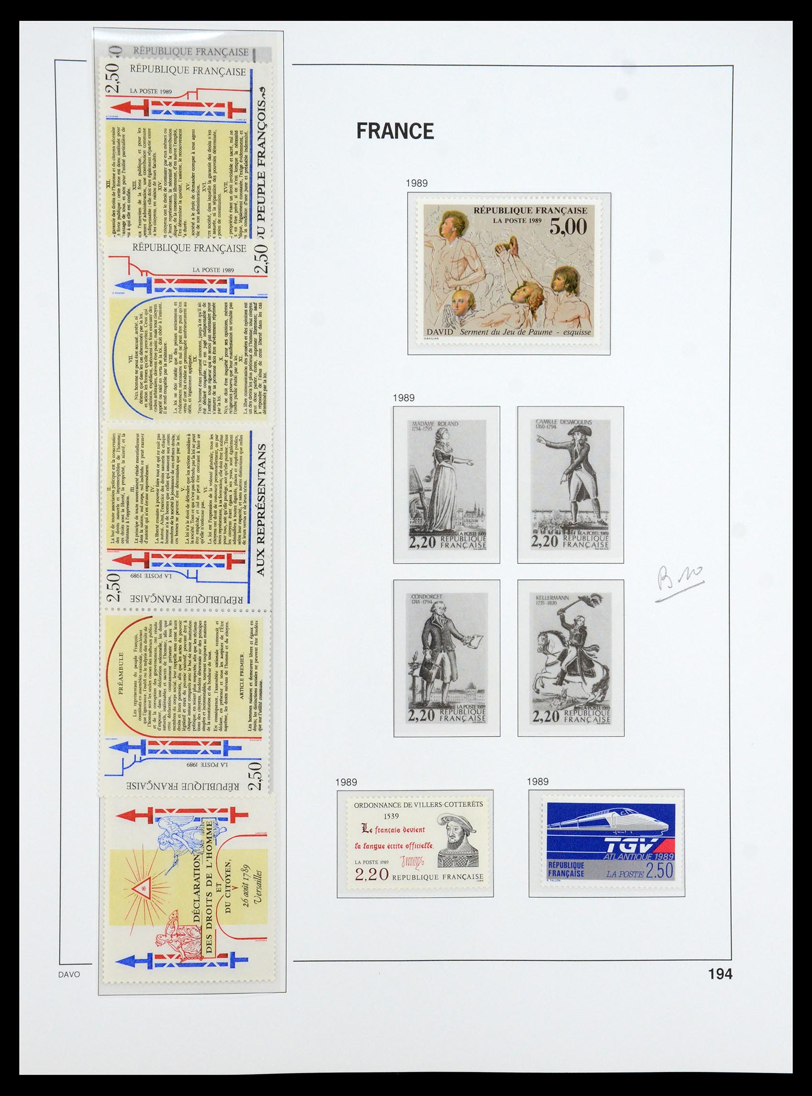 35184 203 - Stamp Collection 35184 France 1849-1993.