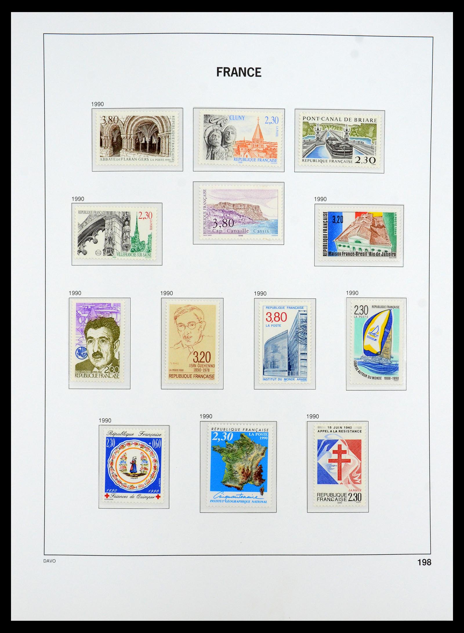 35184 208 - Stamp Collection 35184 France 1849-1993.