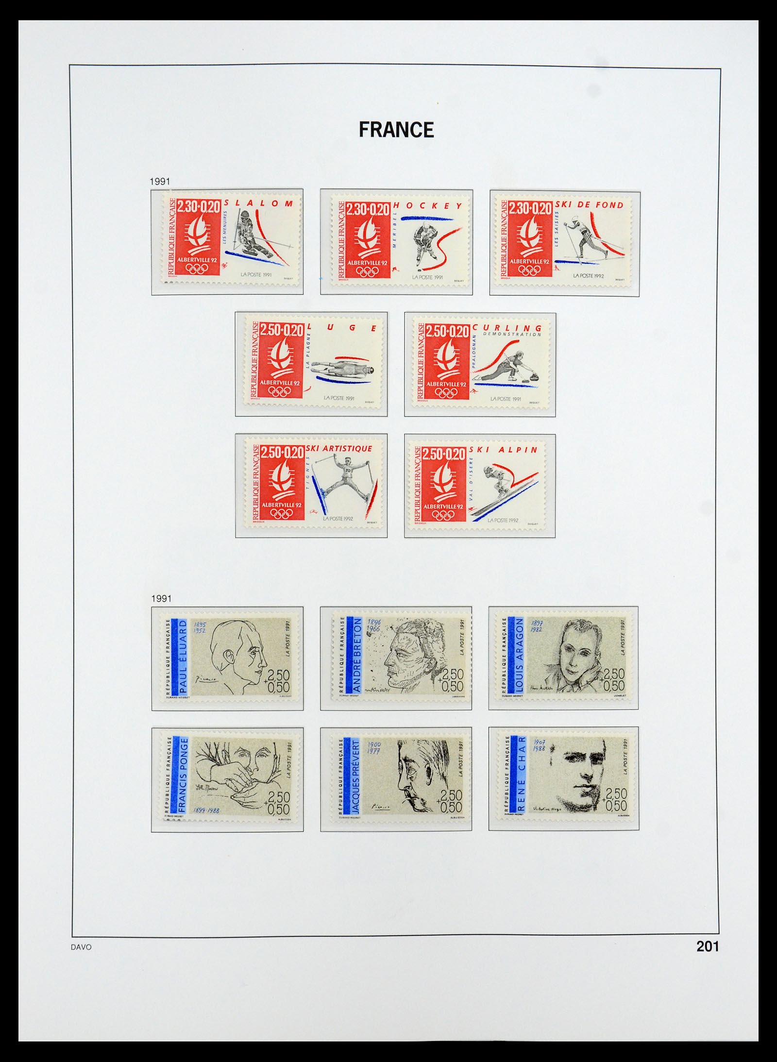 35184 211 - Stamp Collection 35184 France 1849-1993.