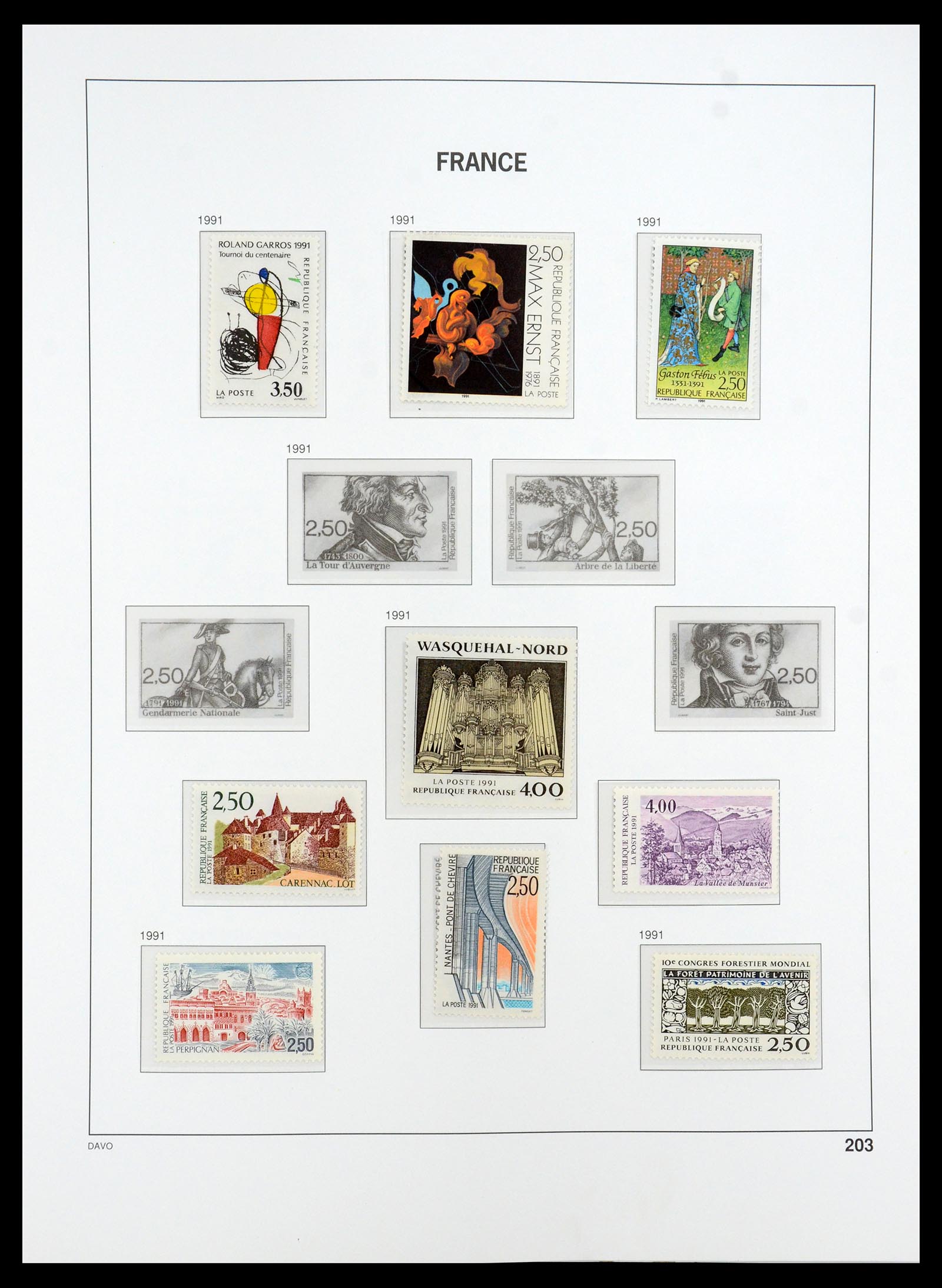 35184 213 - Stamp Collection 35184 France 1849-1993.