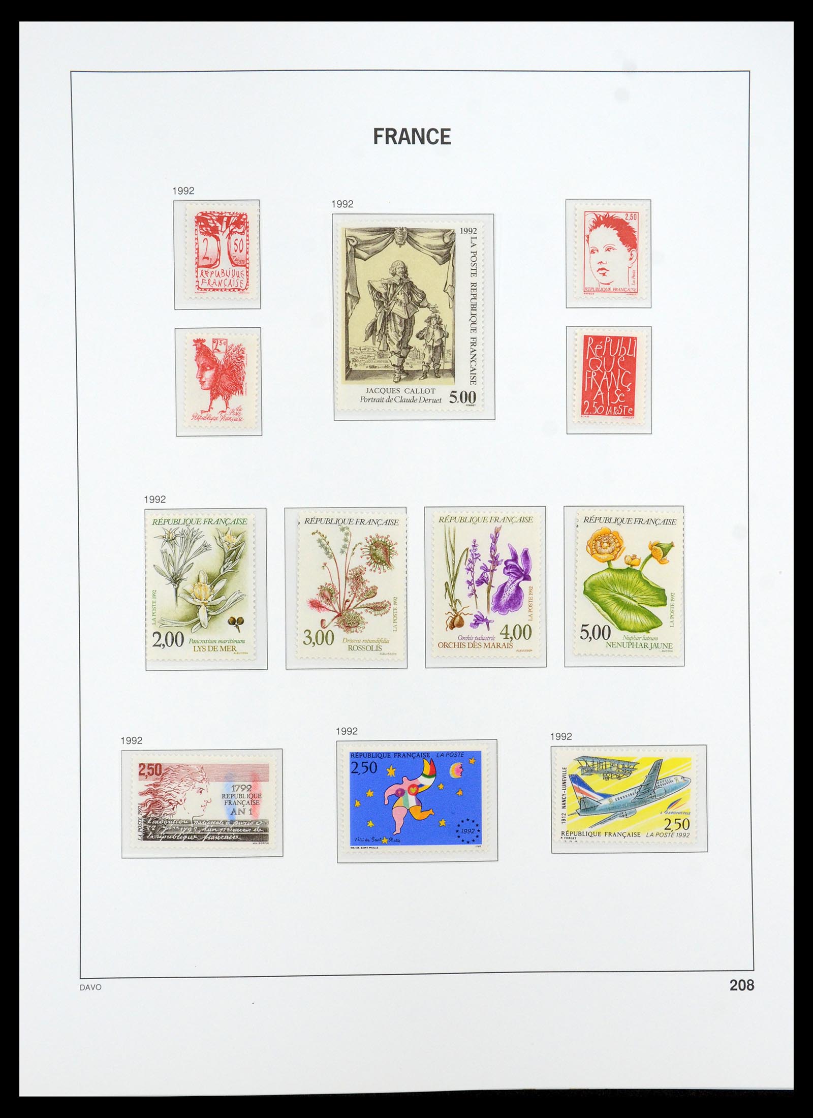 35184 218 - Stamp Collection 35184 France 1849-1993.