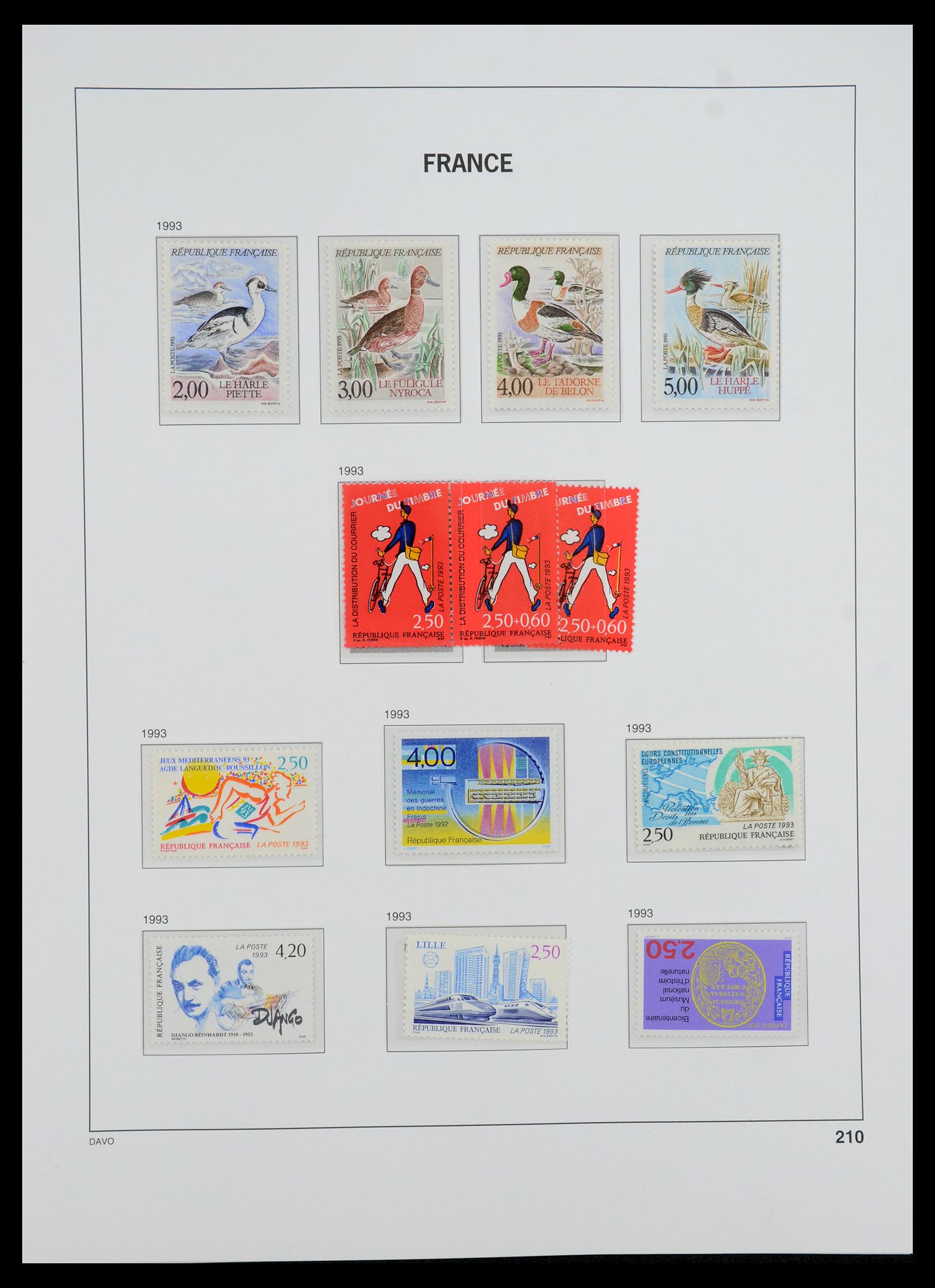 35184 220 - Stamp Collection 35184 France 1849-1993.