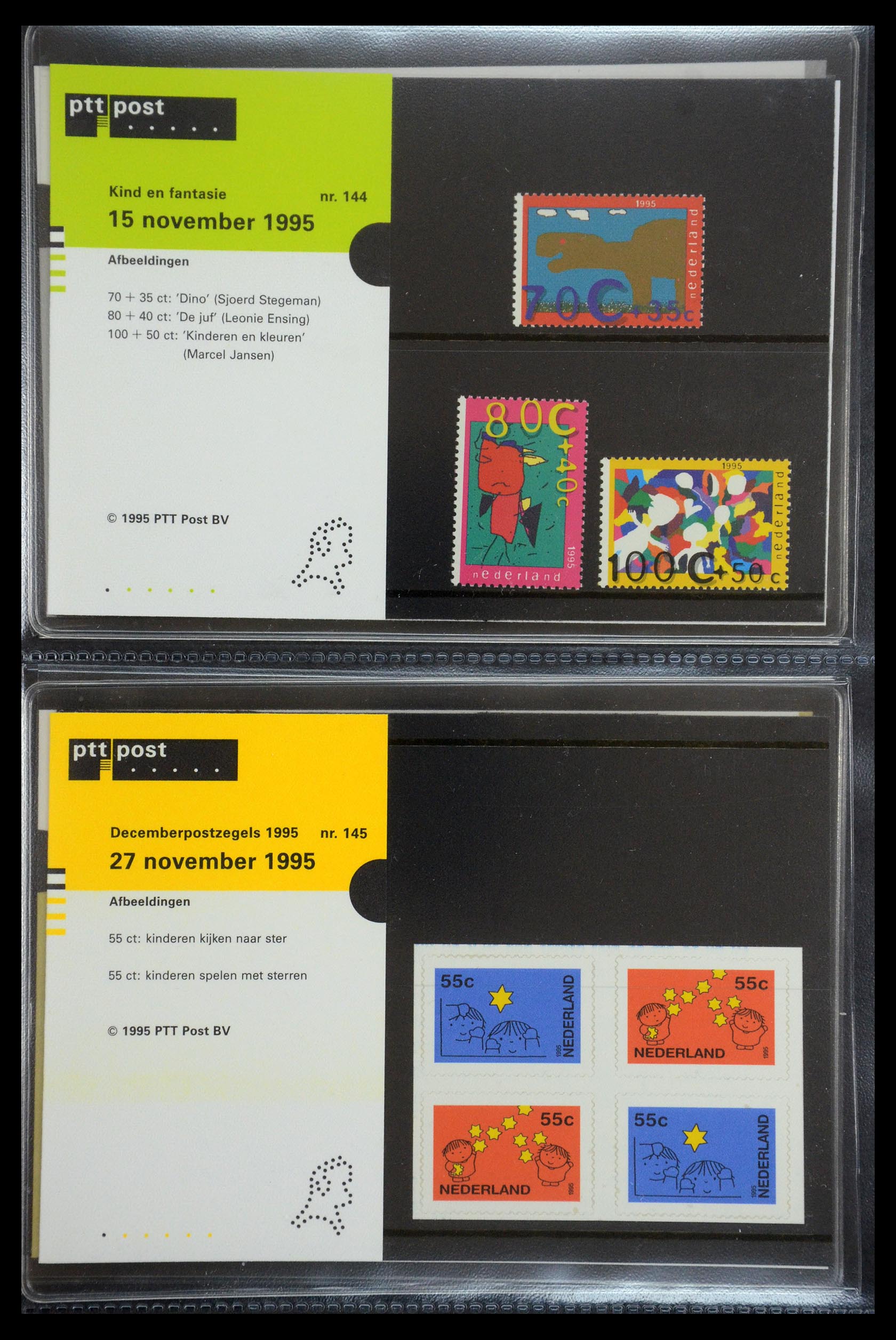 35187 074 - Postzegelverzameling 35187 Nederland PTT mapjes 1982-2019!