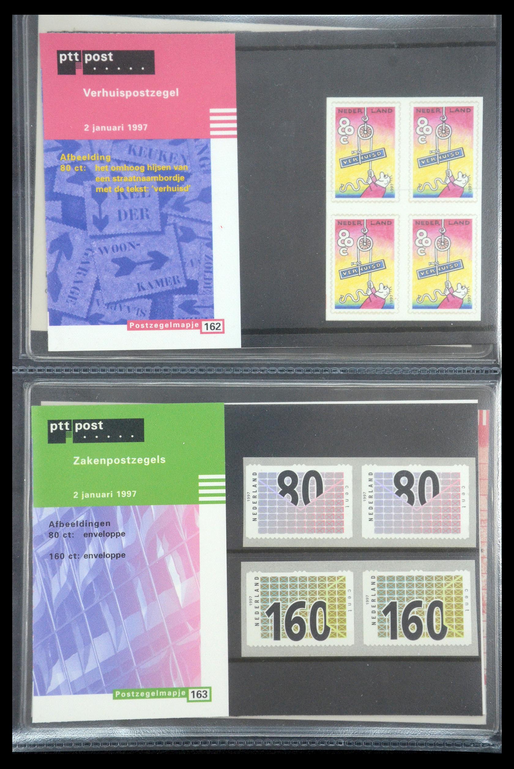 35187 083 - Postzegelverzameling 35187 Nederland PTT mapjes 1982-2019!