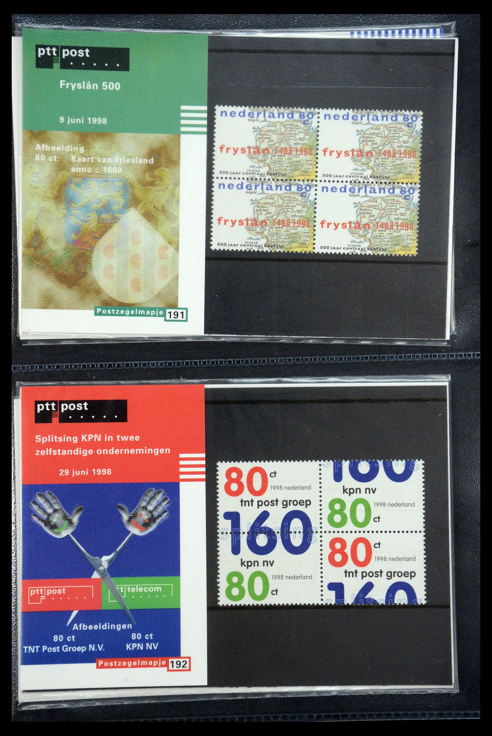 35187 098 - Postzegelverzameling 35187 Nederland PTT mapjes 1982-2019!