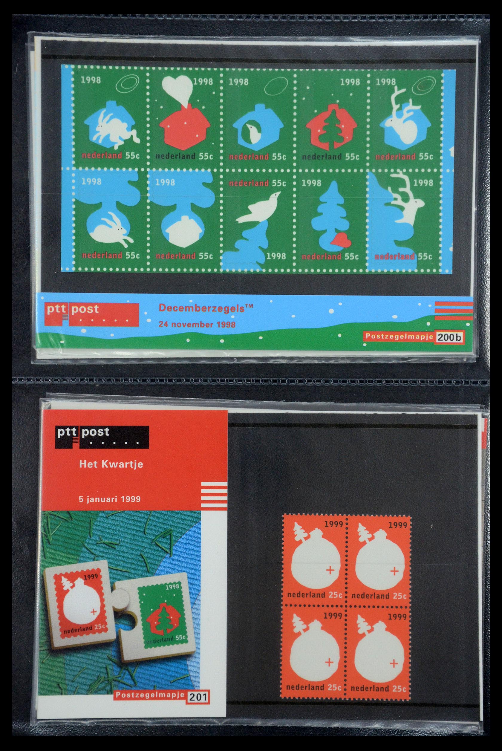 35187 103 - Postzegelverzameling 35187 Nederland PTT mapjes 1982-2019!