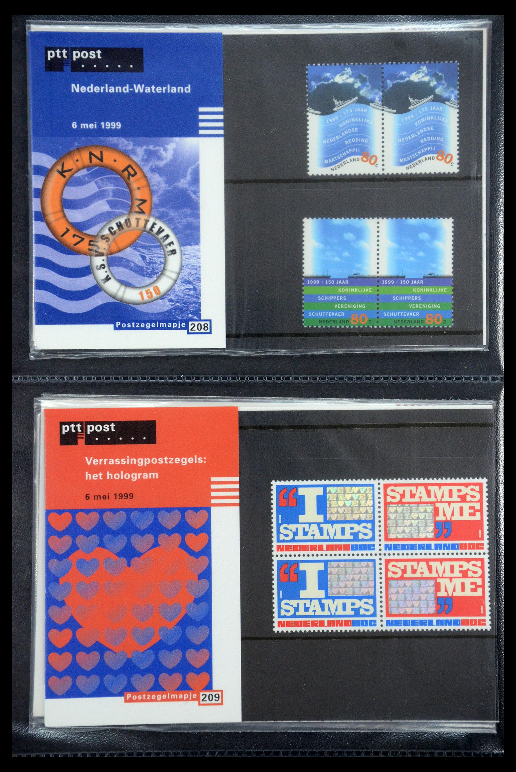 35187 107 - Postzegelverzameling 35187 Nederland PTT mapjes 1982-2019!