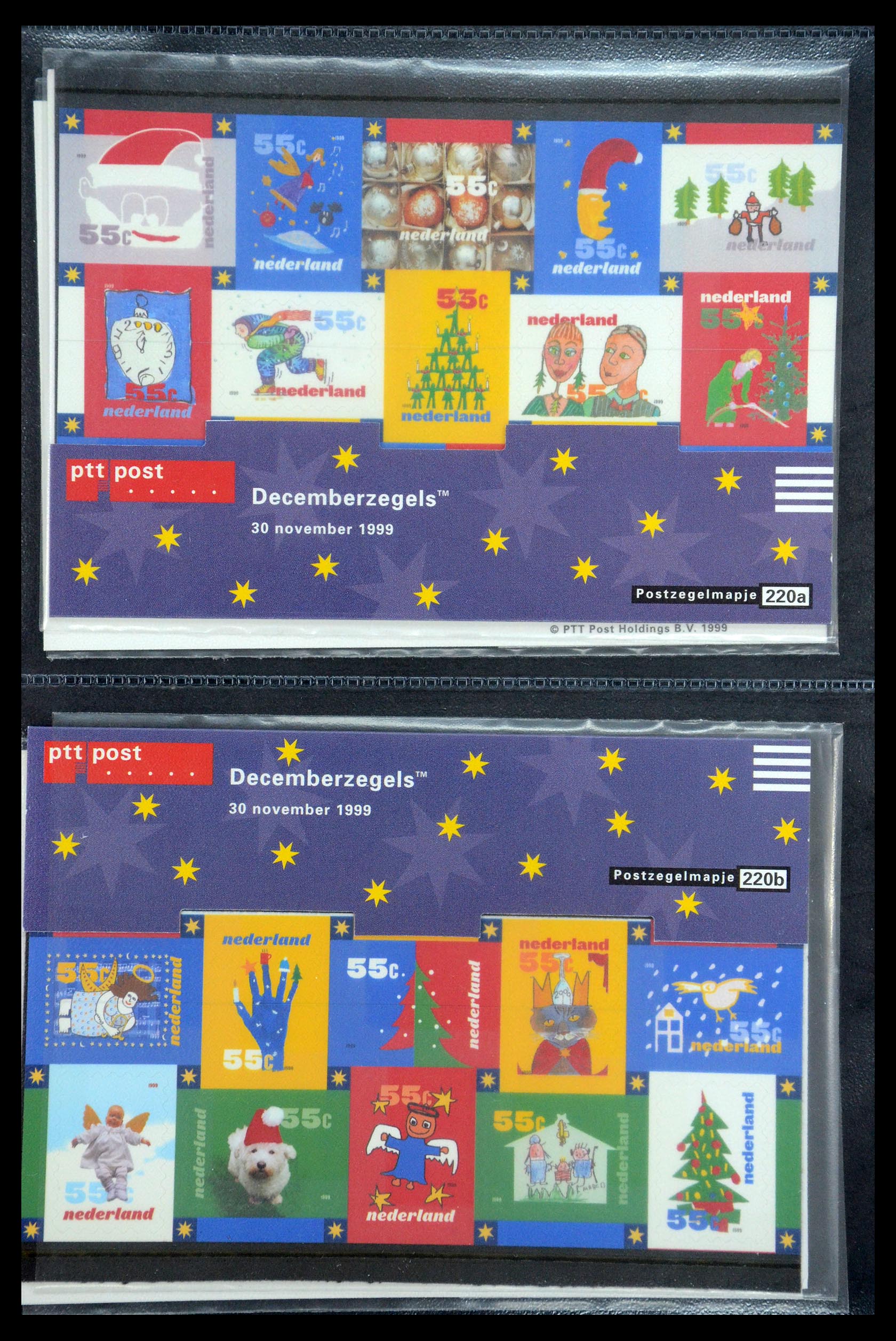 35187 114 - Postzegelverzameling 35187 Nederland PTT mapjes 1982-2019!