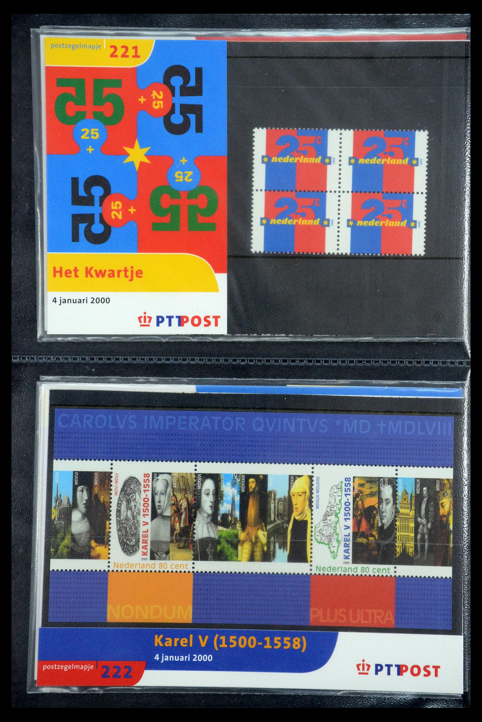 35187 115 - Postzegelverzameling 35187 Nederland PTT mapjes 1982-2019!