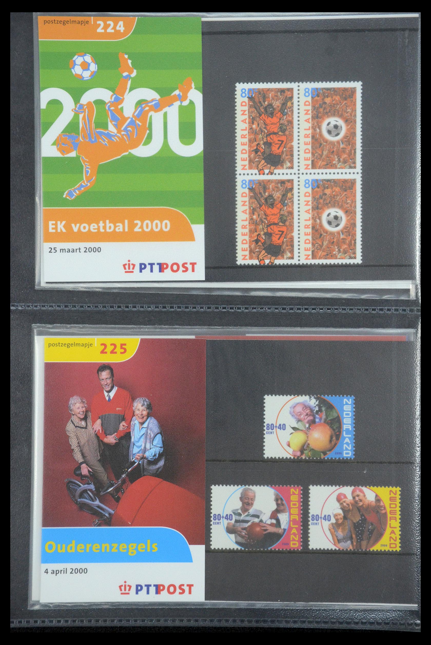 35187 117 - Postzegelverzameling 35187 Nederland PTT mapjes 1982-2019!