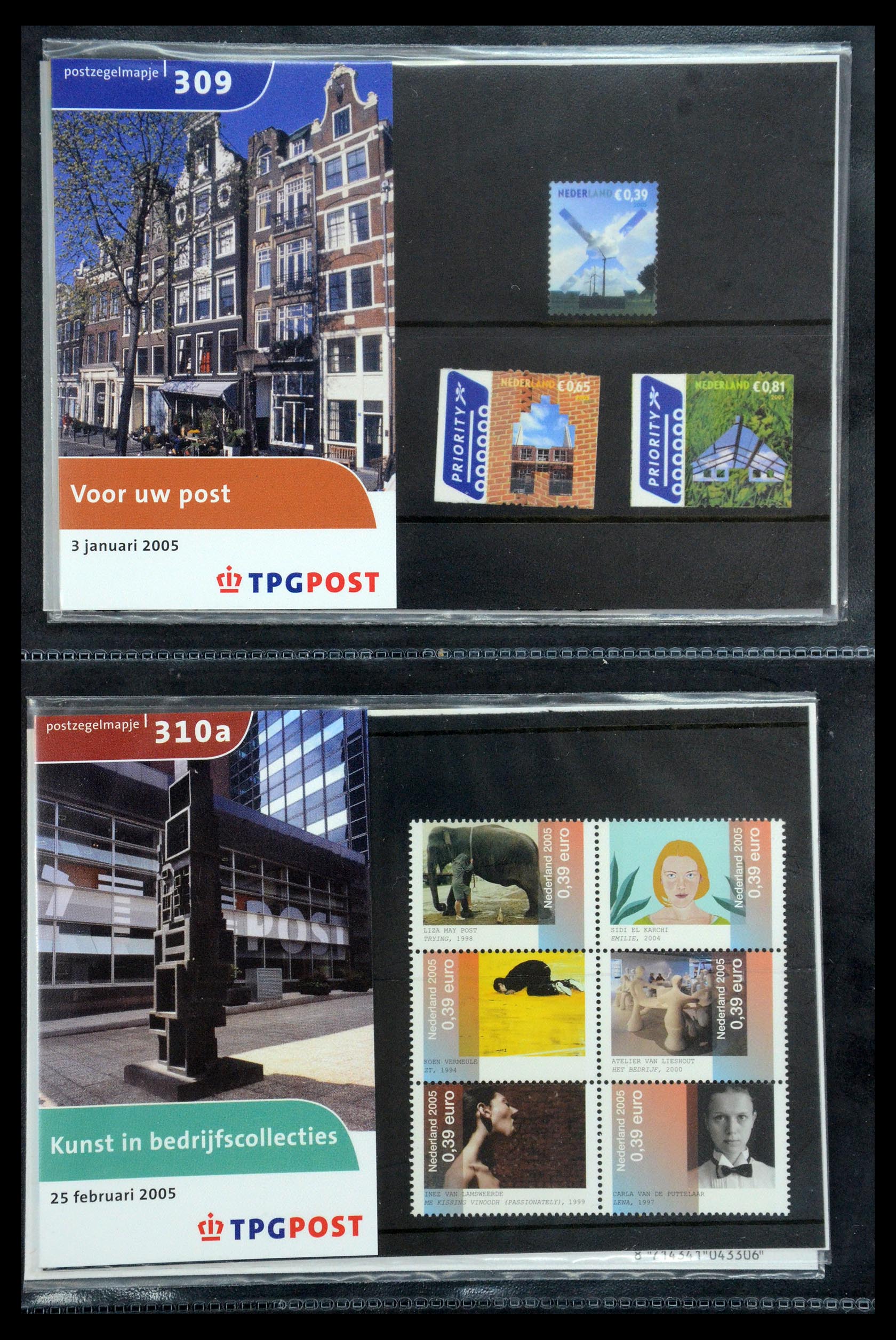 35187 172 - Postzegelverzameling 35187 Nederland PTT mapjes 1982-2019!