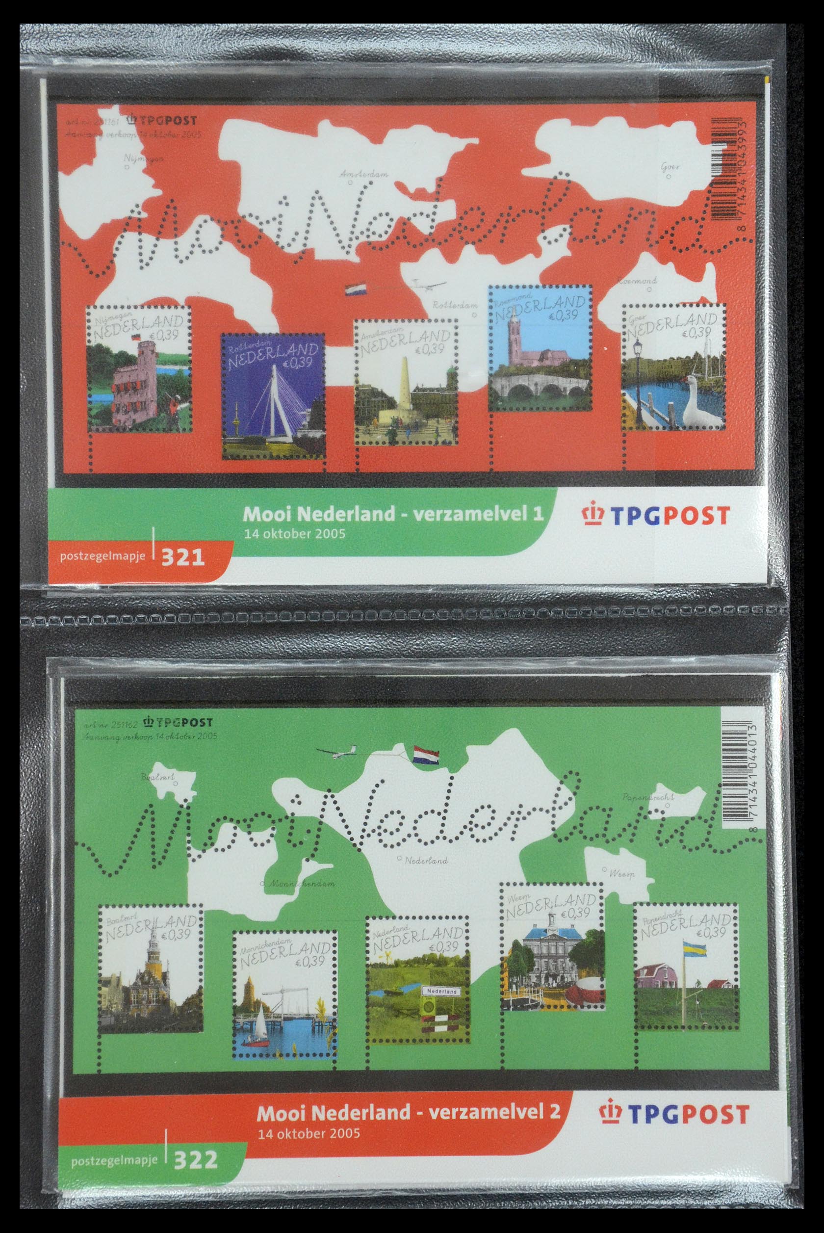 35187 179 - Postzegelverzameling 35187 Nederland PTT mapjes 1982-2019!