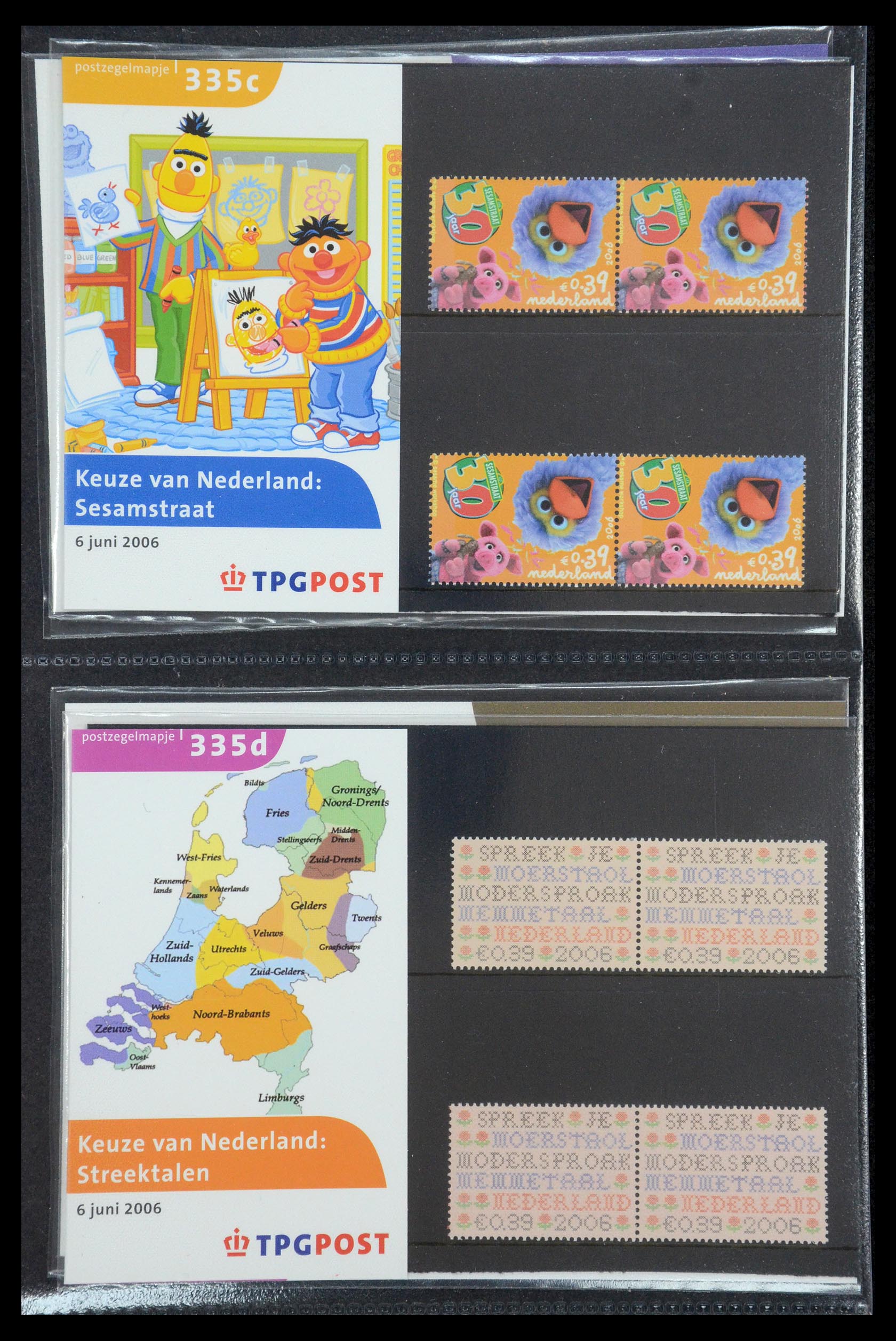 35187 187 - Postzegelverzameling 35187 Nederland PTT mapjes 1982-2019!