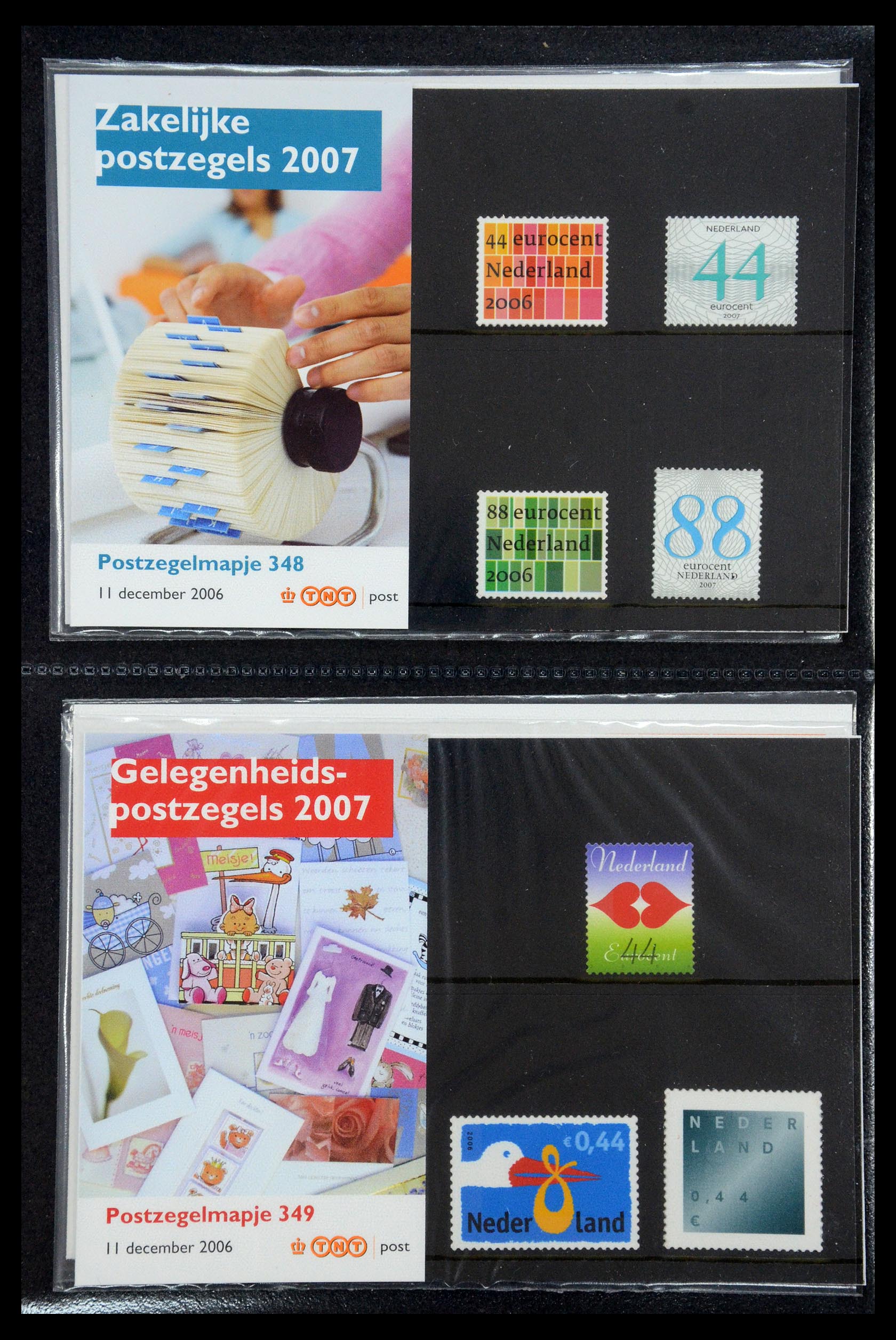 35187 195 - Postzegelverzameling 35187 Nederland PTT mapjes 1982-2019!