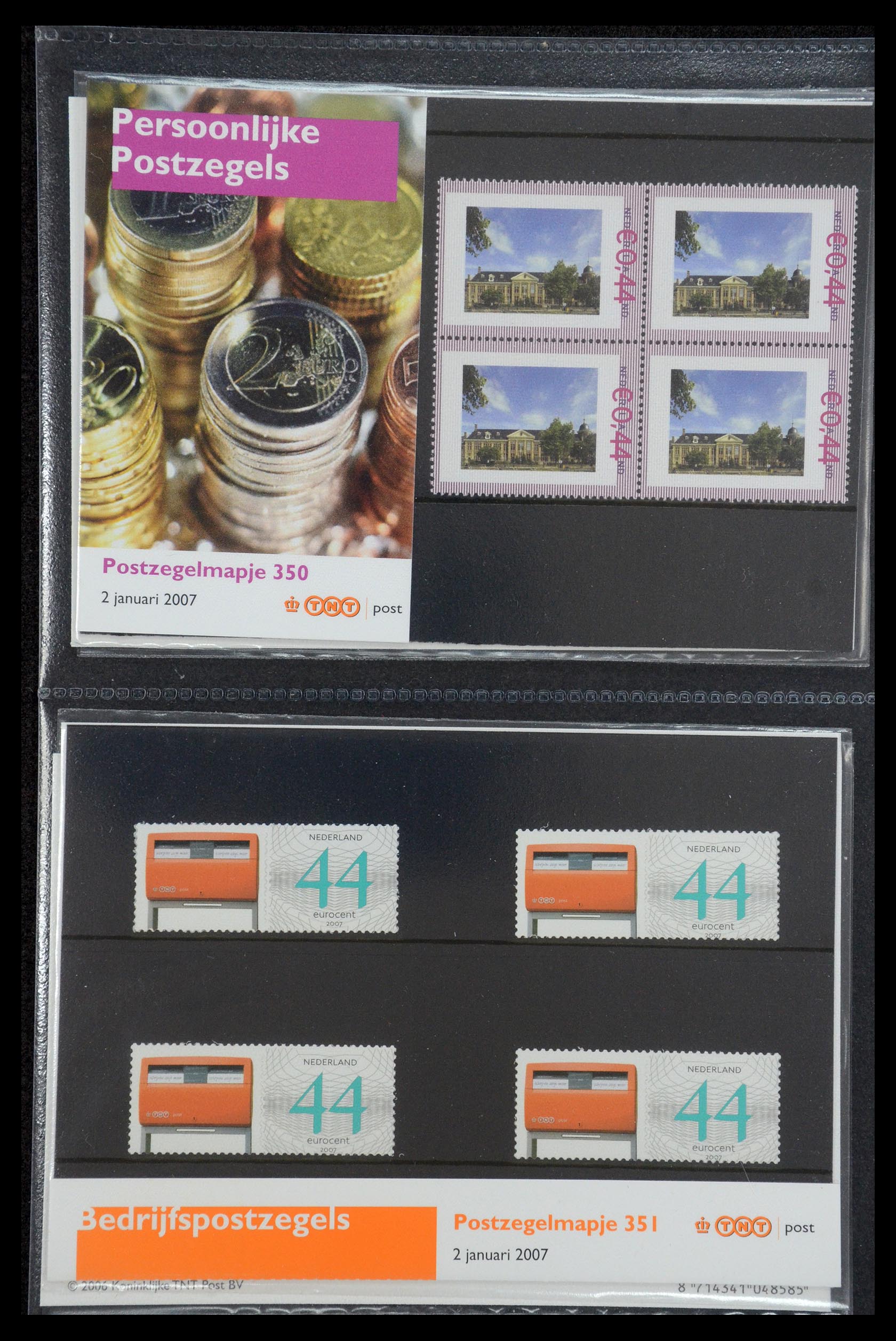 35187 196 - Postzegelverzameling 35187 Nederland PTT mapjes 1982-2019!