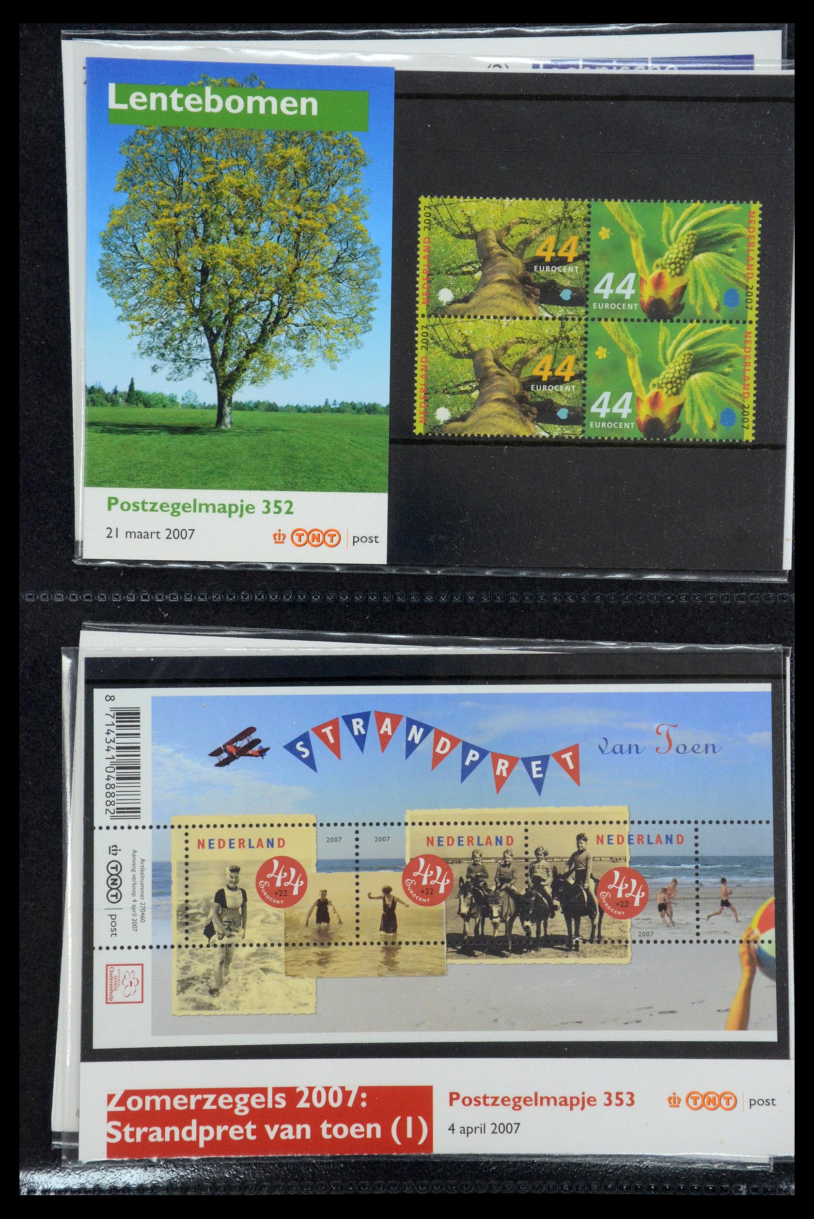 35187 197 - Postzegelverzameling 35187 Nederland PTT mapjes 1982-2019!