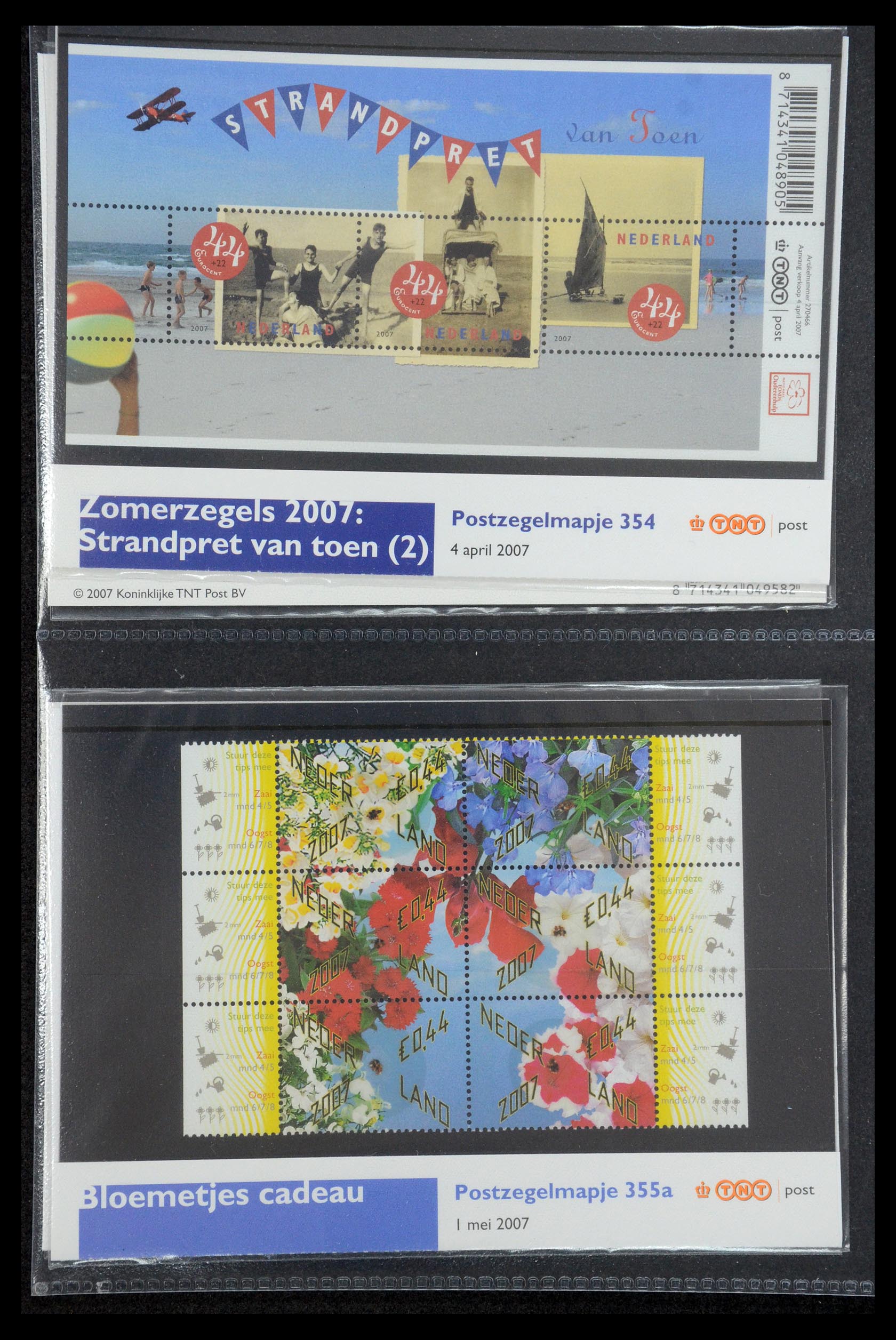 35187 198 - Postzegelverzameling 35187 Nederland PTT mapjes 1982-2019!