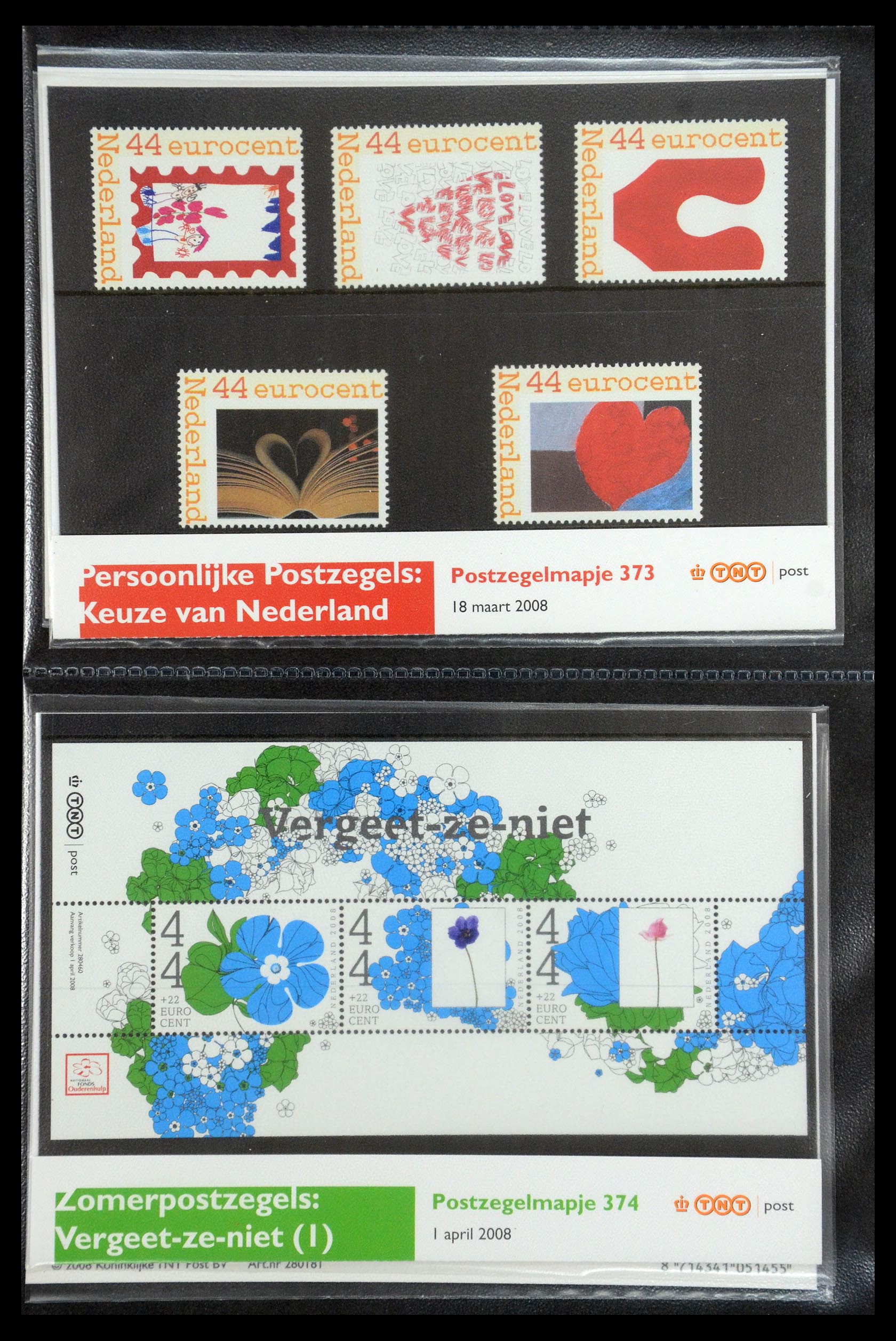 35187 208 - Postzegelverzameling 35187 Nederland PTT mapjes 1982-2019!