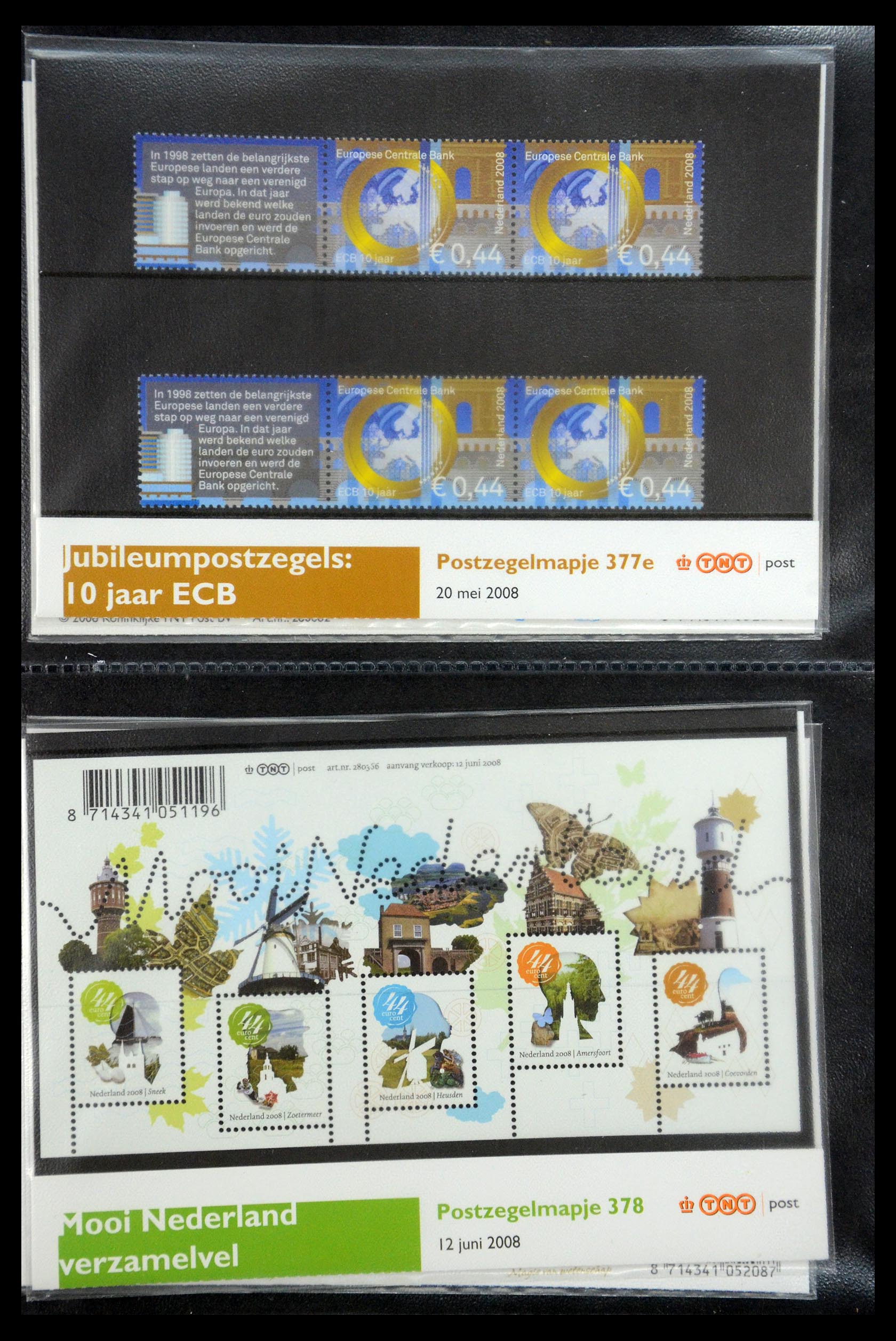35187 212 - Postzegelverzameling 35187 Nederland PTT mapjes 1982-2019!