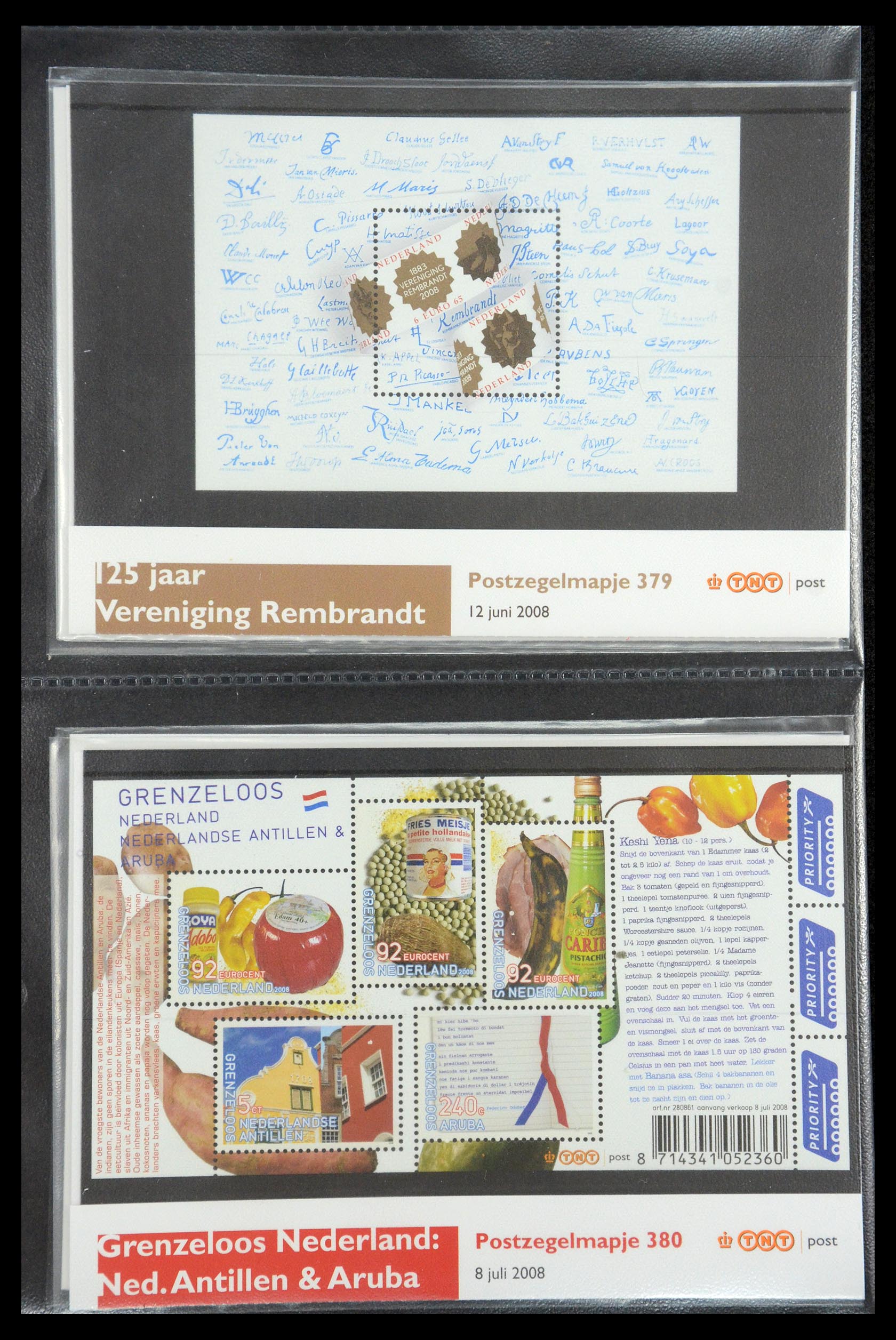 35187 213 - Postzegelverzameling 35187 Nederland PTT mapjes 1982-2019!