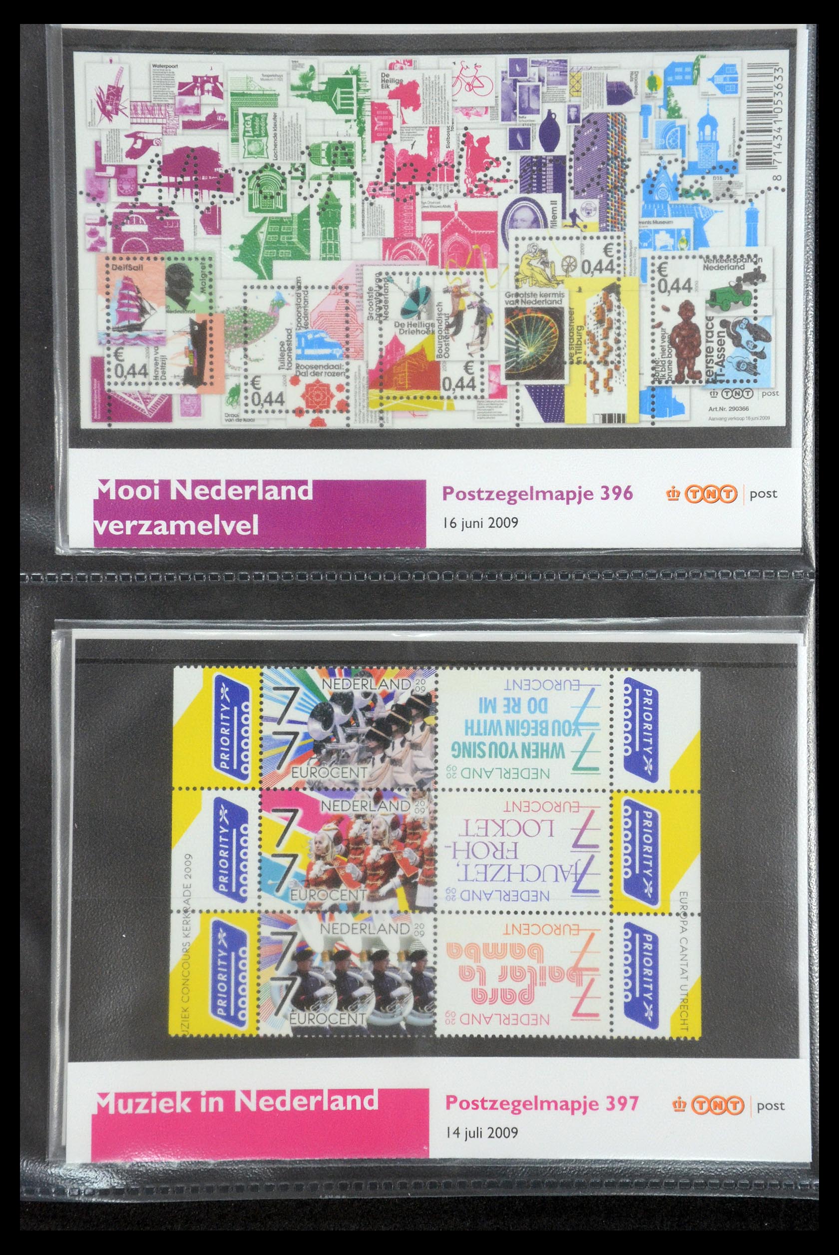 35187 225 - Postzegelverzameling 35187 Nederland PTT mapjes 1982-2019!