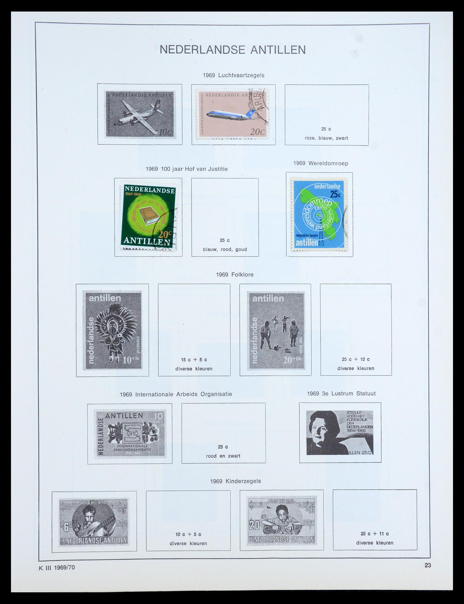 35194 142 - Postzegelverzameling 35194 Nederland en overzeese gebiedsdelen 1852-1