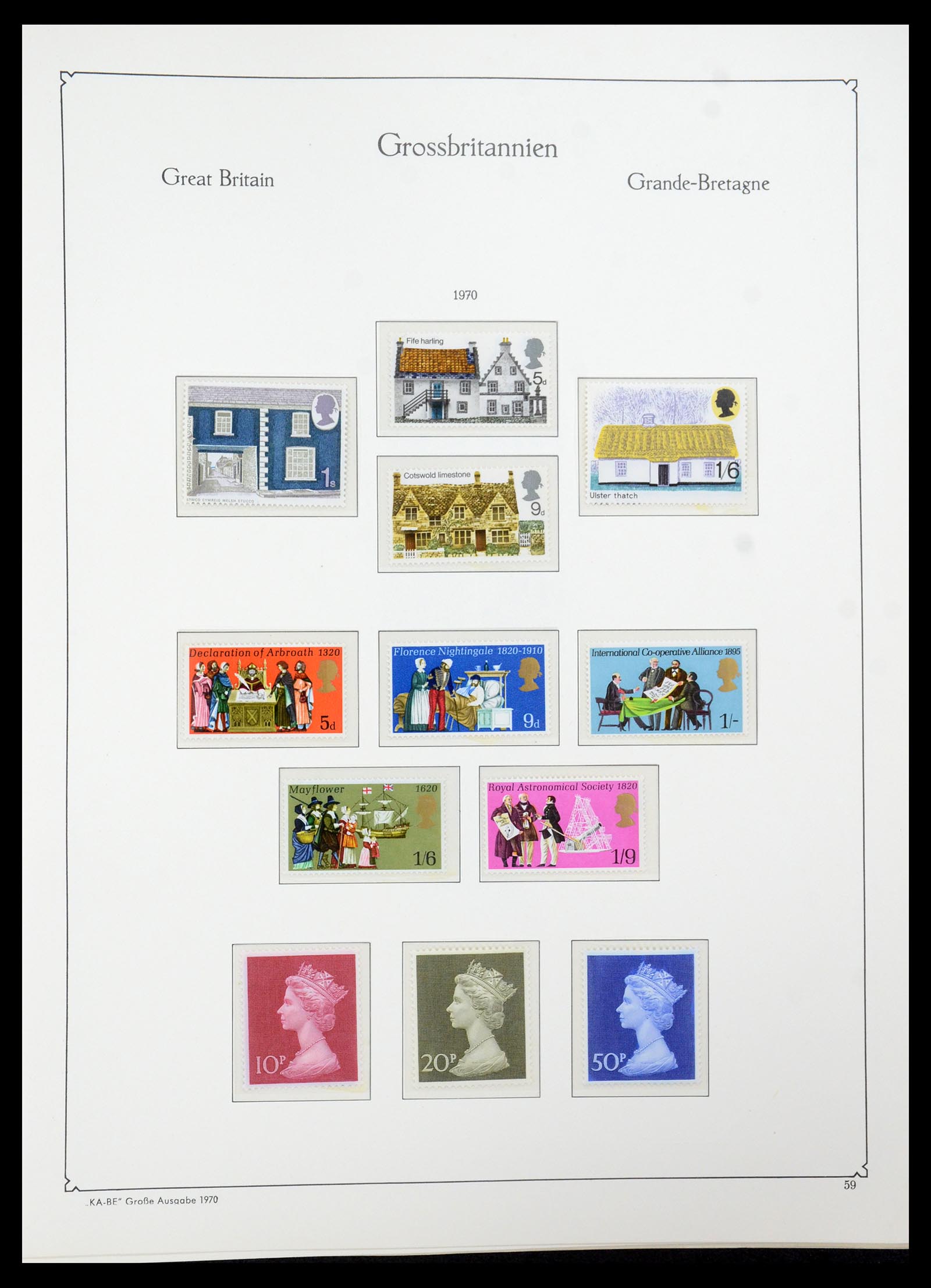 35209 046 - Postzegelverzameling 35209 Engeland 1935-1991.