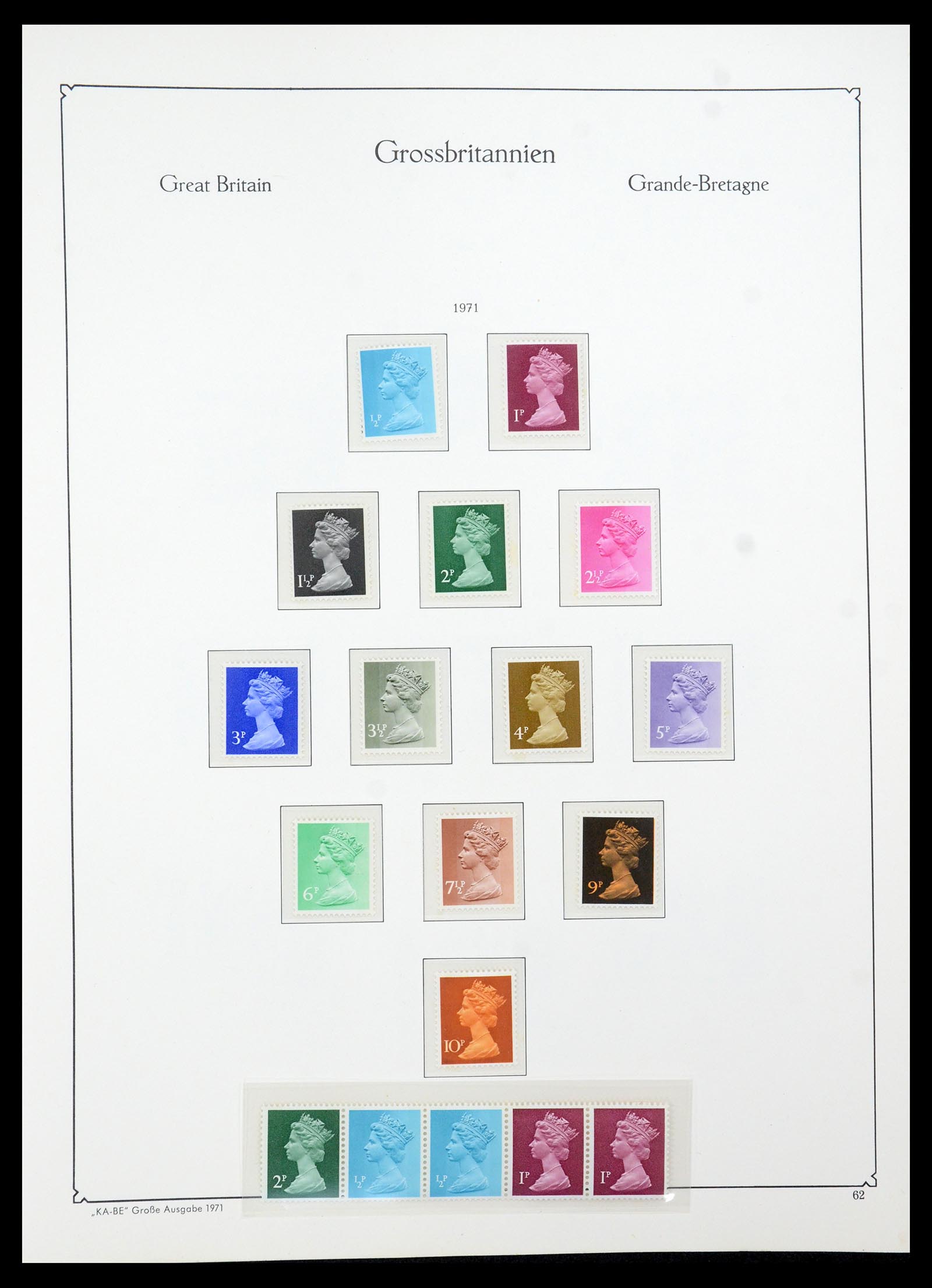 35209 050 - Postzegelverzameling 35209 Engeland 1935-1991.