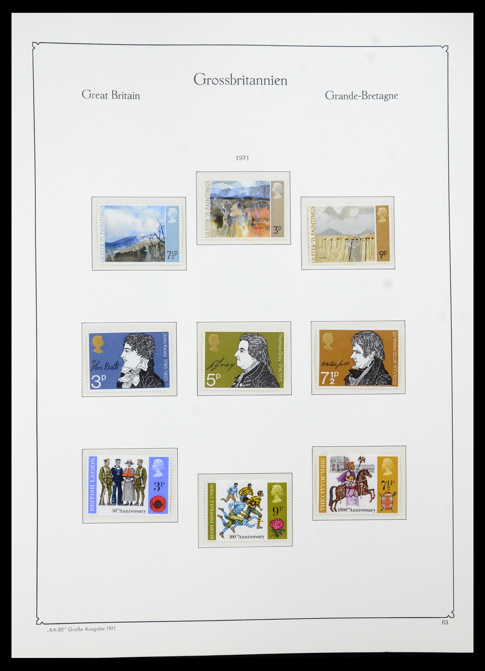 35209 051 - Postzegelverzameling 35209 Engeland 1935-1991.