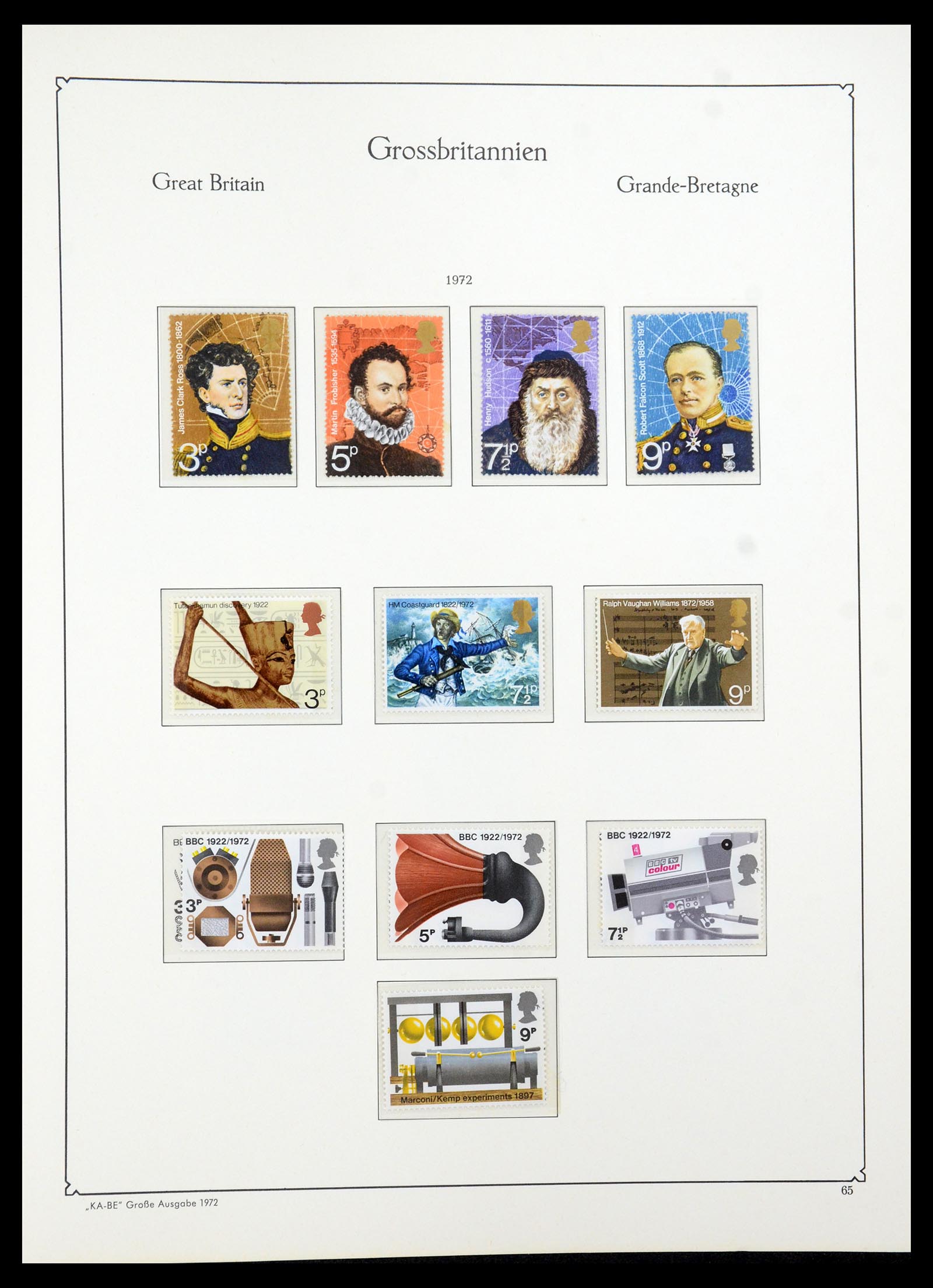 35209 053 - Postzegelverzameling 35209 Engeland 1935-1991.
