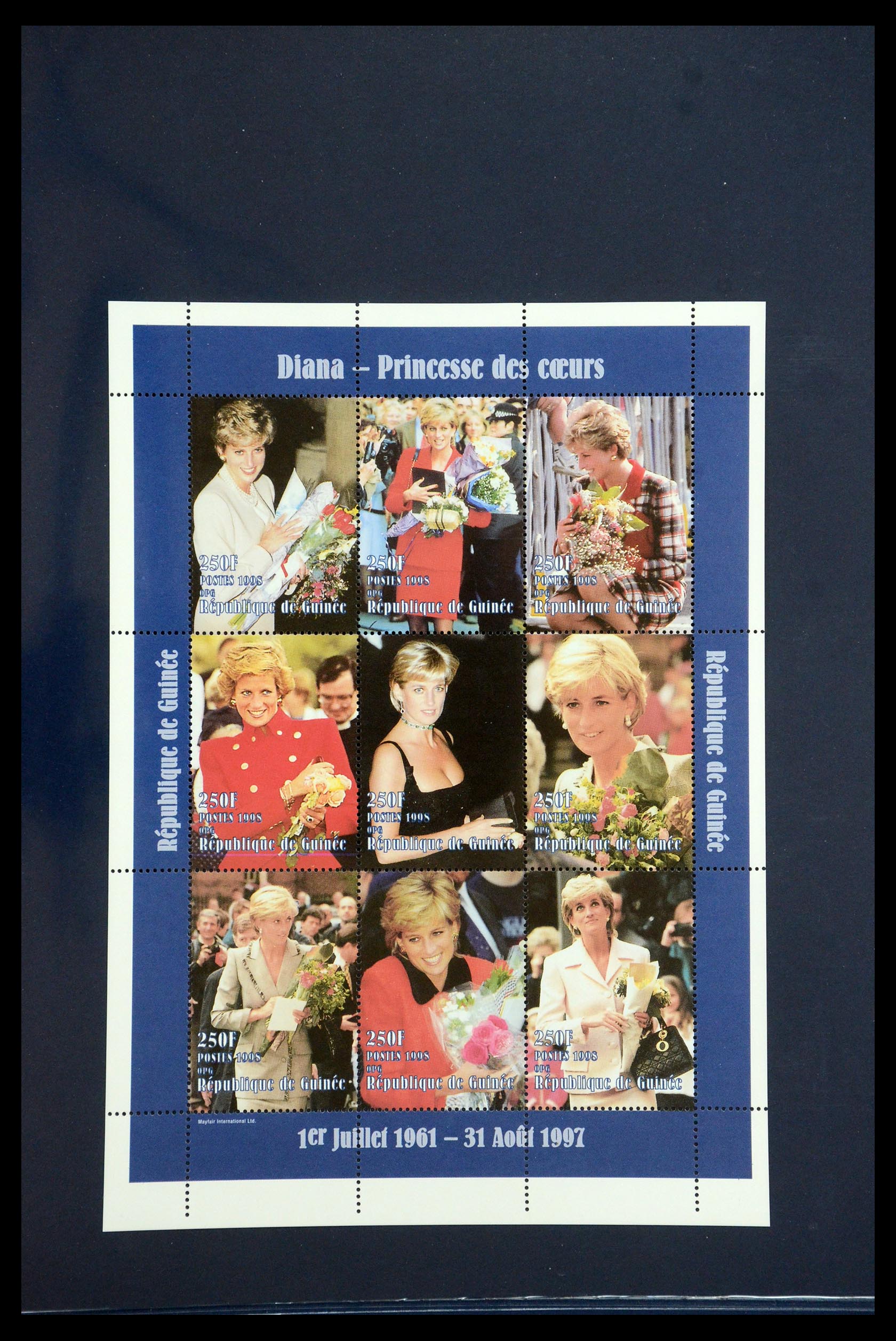 35210 084 - Postzegelverzameling 35210 Charles & Diana 1981-1997.