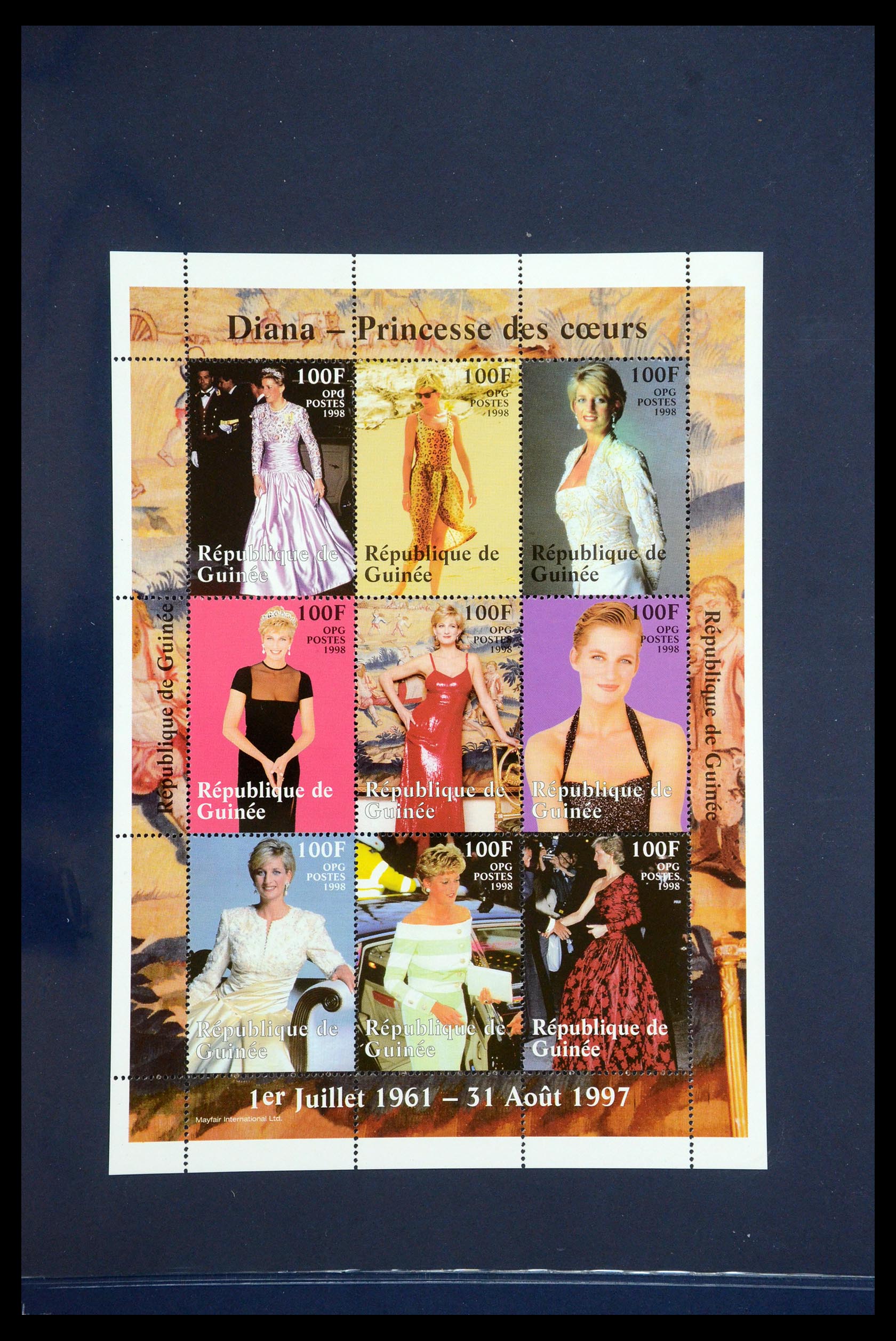 35210 086 - Postzegelverzameling 35210 Charles & Diana 1981-1997.