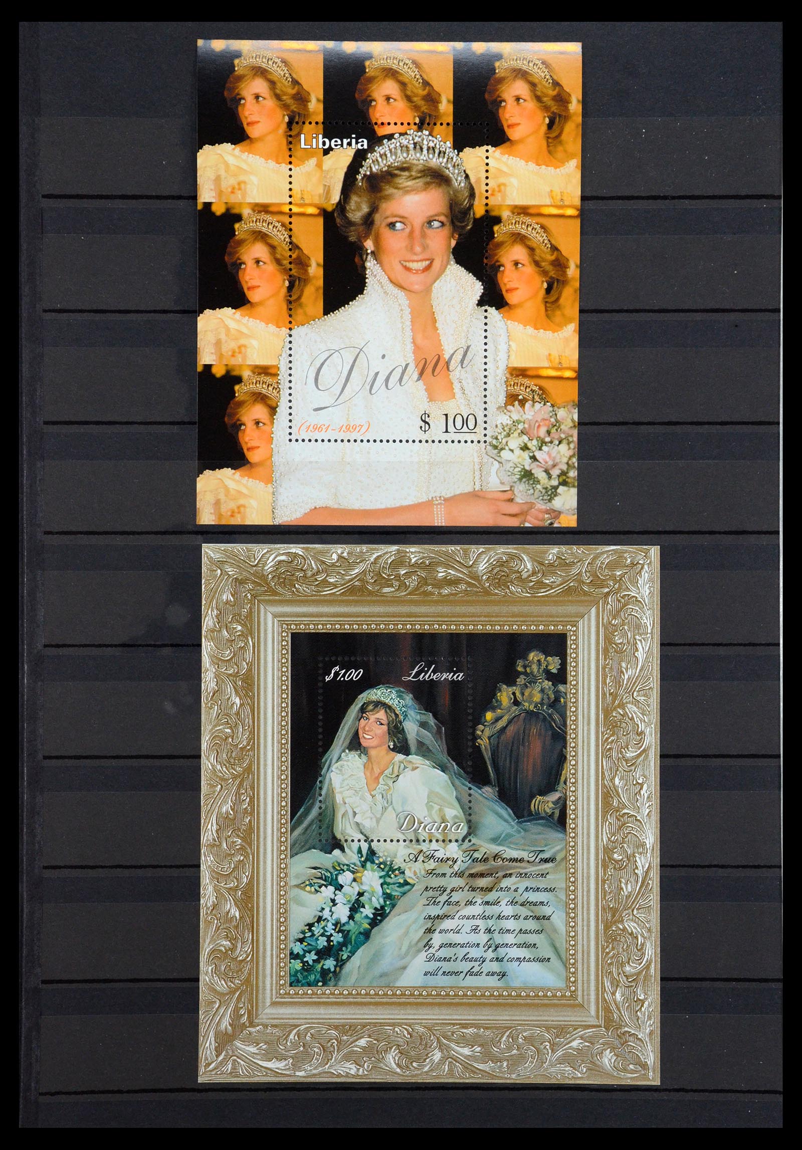 35210 138 - Postzegelverzameling 35210 Charles & Diana 1981-1997.