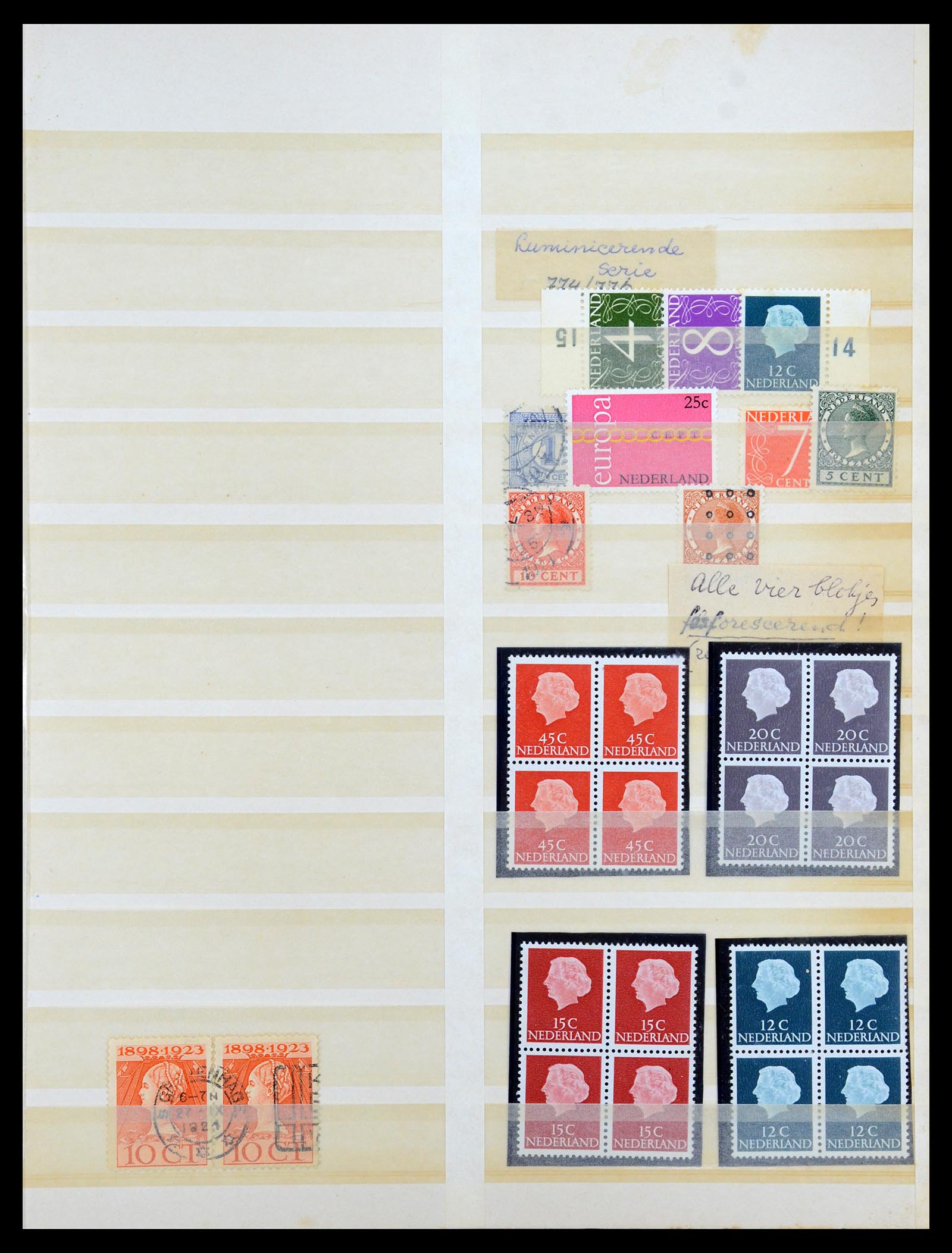 35228 011 - Stamp Collection 35228 Dutch east Indies cancels 1864-1935.