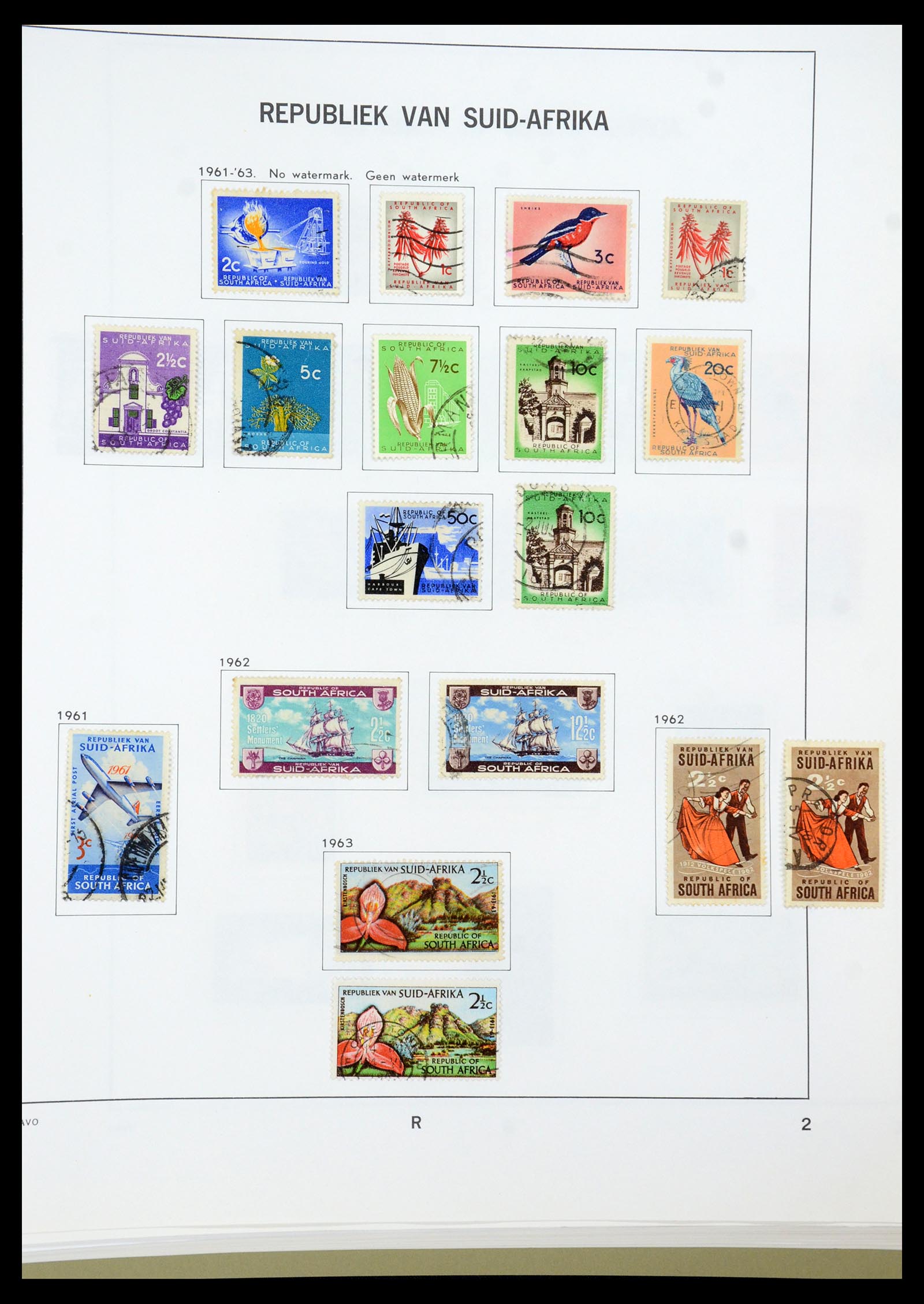 35242 101 - Postzegelverzameling 35242 Zuid Afrika en gebieden 1860-2000.