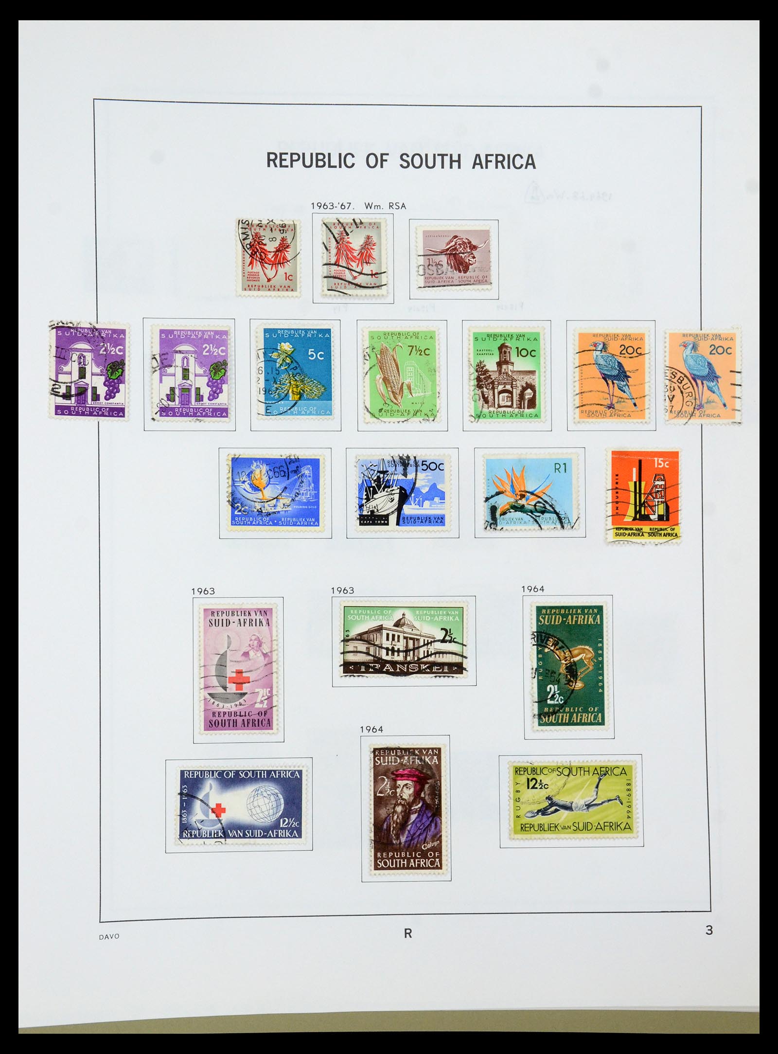 35242 102 - Postzegelverzameling 35242 Zuid Afrika en gebieden 1860-2000.