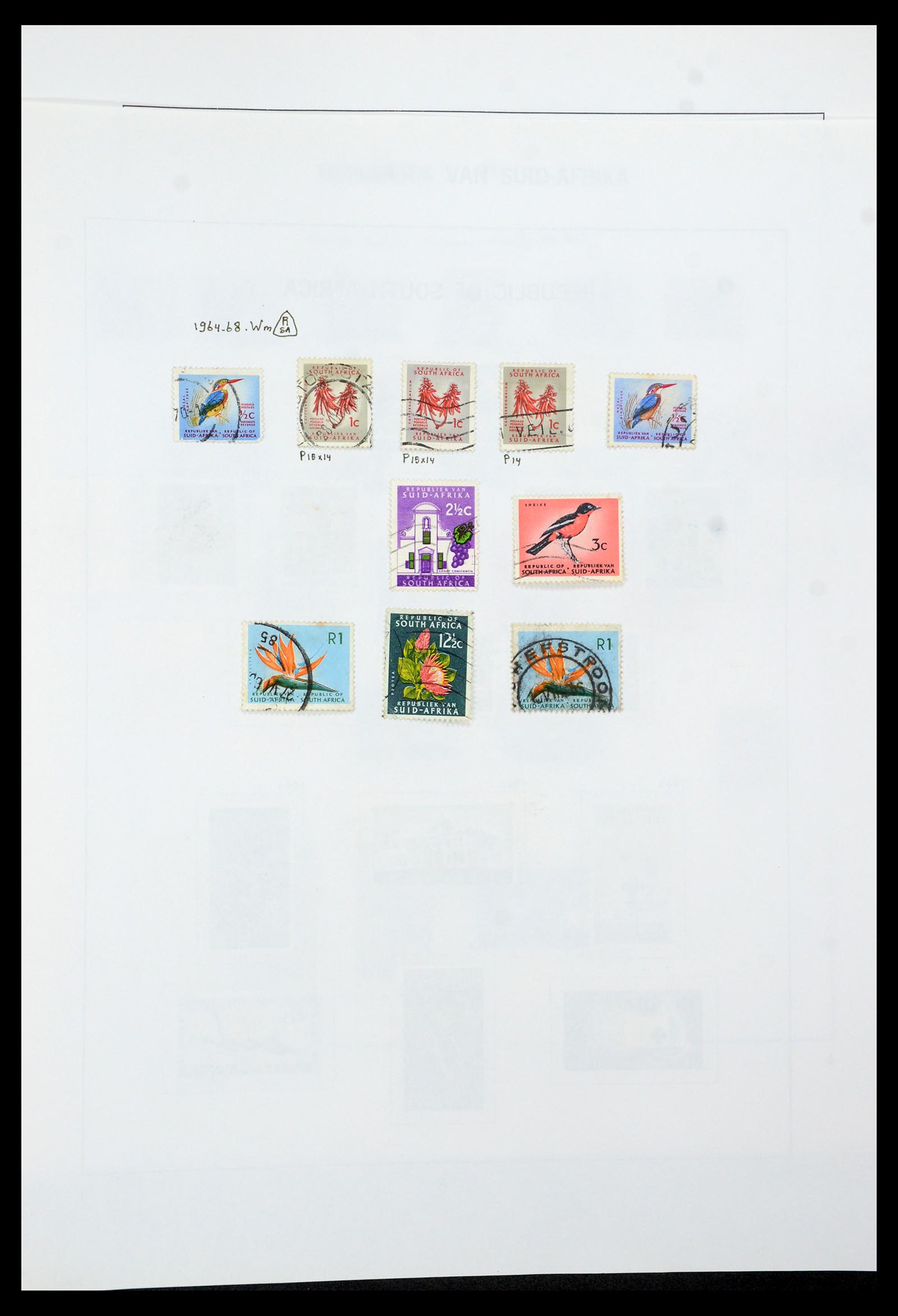 35242 103 - Postzegelverzameling 35242 Zuid Afrika en gebieden 1860-2000.