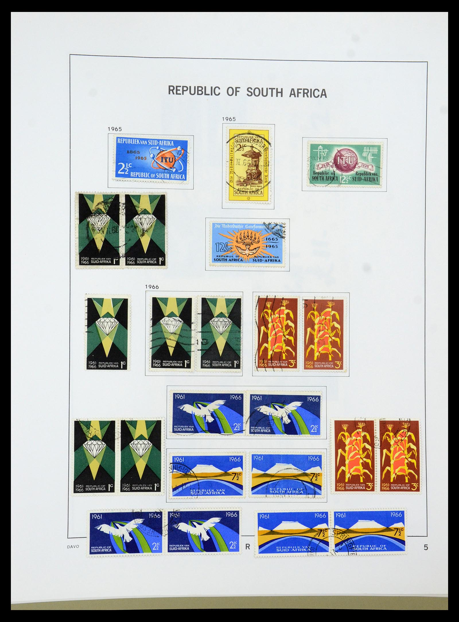35242 105 - Postzegelverzameling 35242 Zuid Afrika en gebieden 1860-2000.