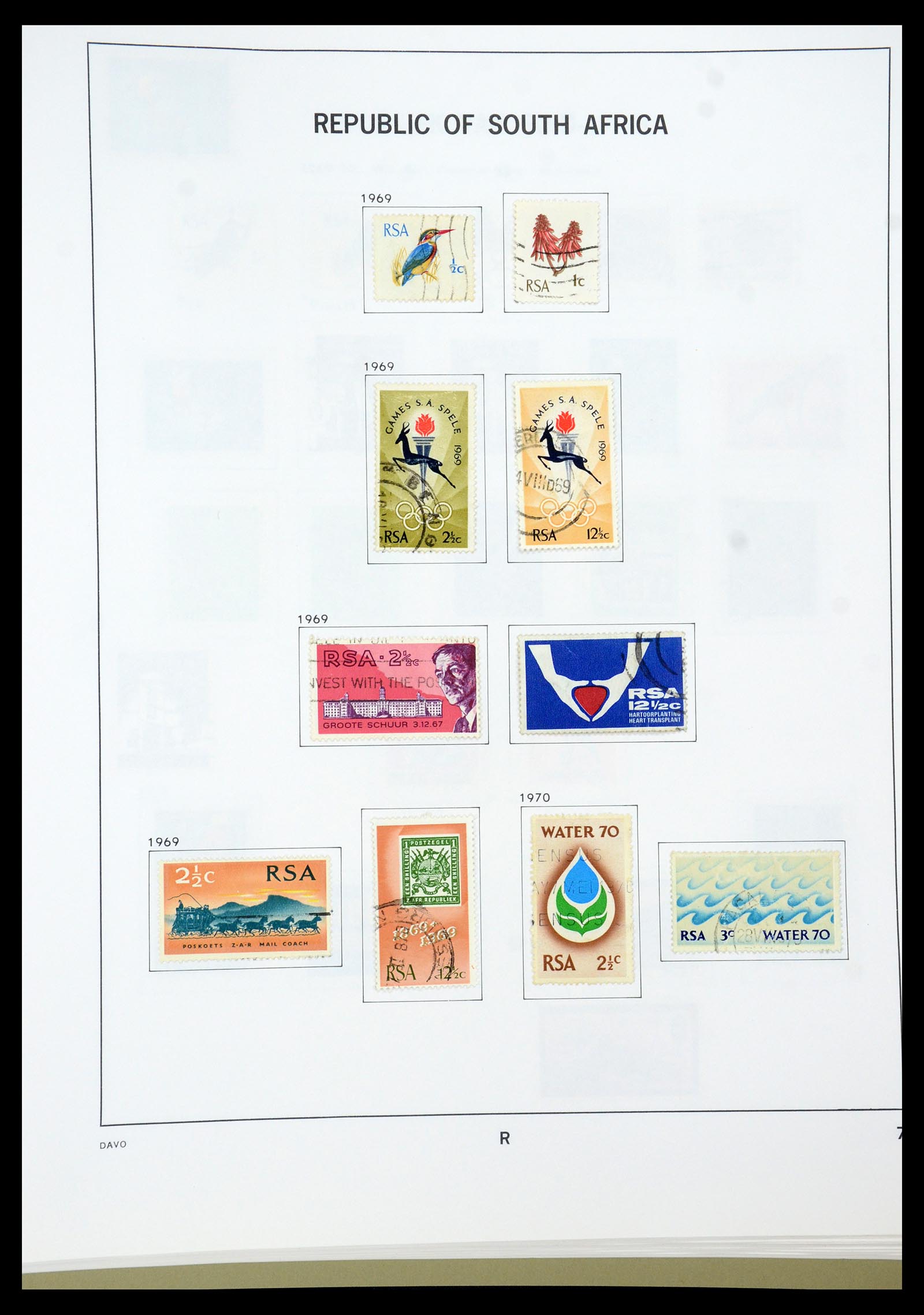 35242 108 - Postzegelverzameling 35242 Zuid Afrika en gebieden 1860-2000.