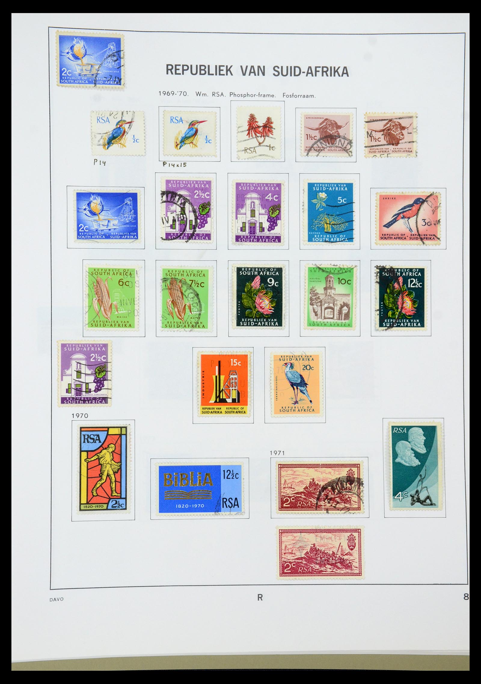 35242 109 - Postzegelverzameling 35242 Zuid Afrika en gebieden 1860-2000.