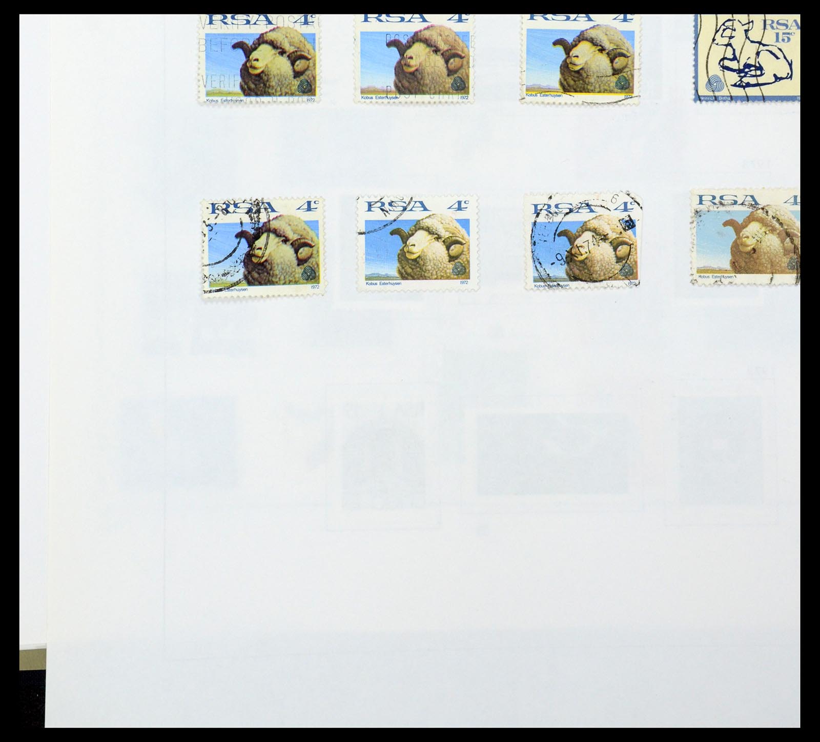35242 112 - Postzegelverzameling 35242 Zuid Afrika en gebieden 1860-2000.