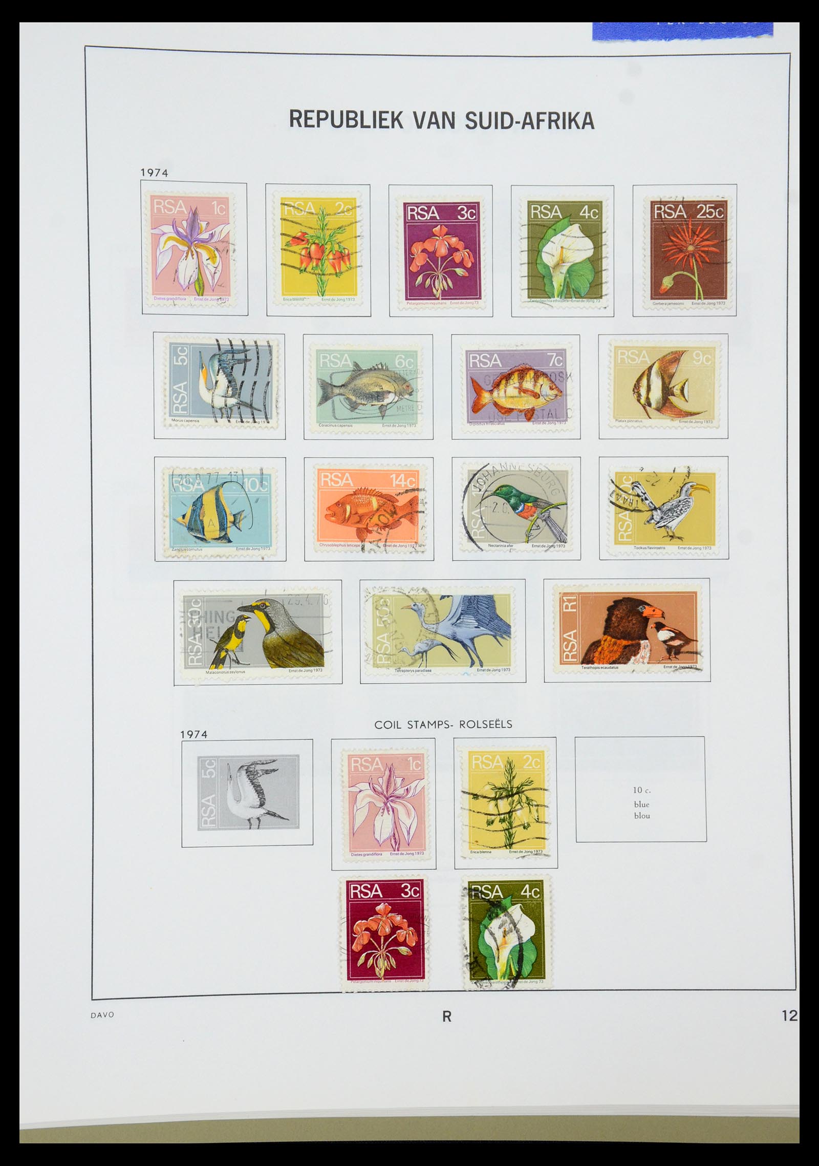 35242 114 - Postzegelverzameling 35242 Zuid Afrika en gebieden 1860-2000.