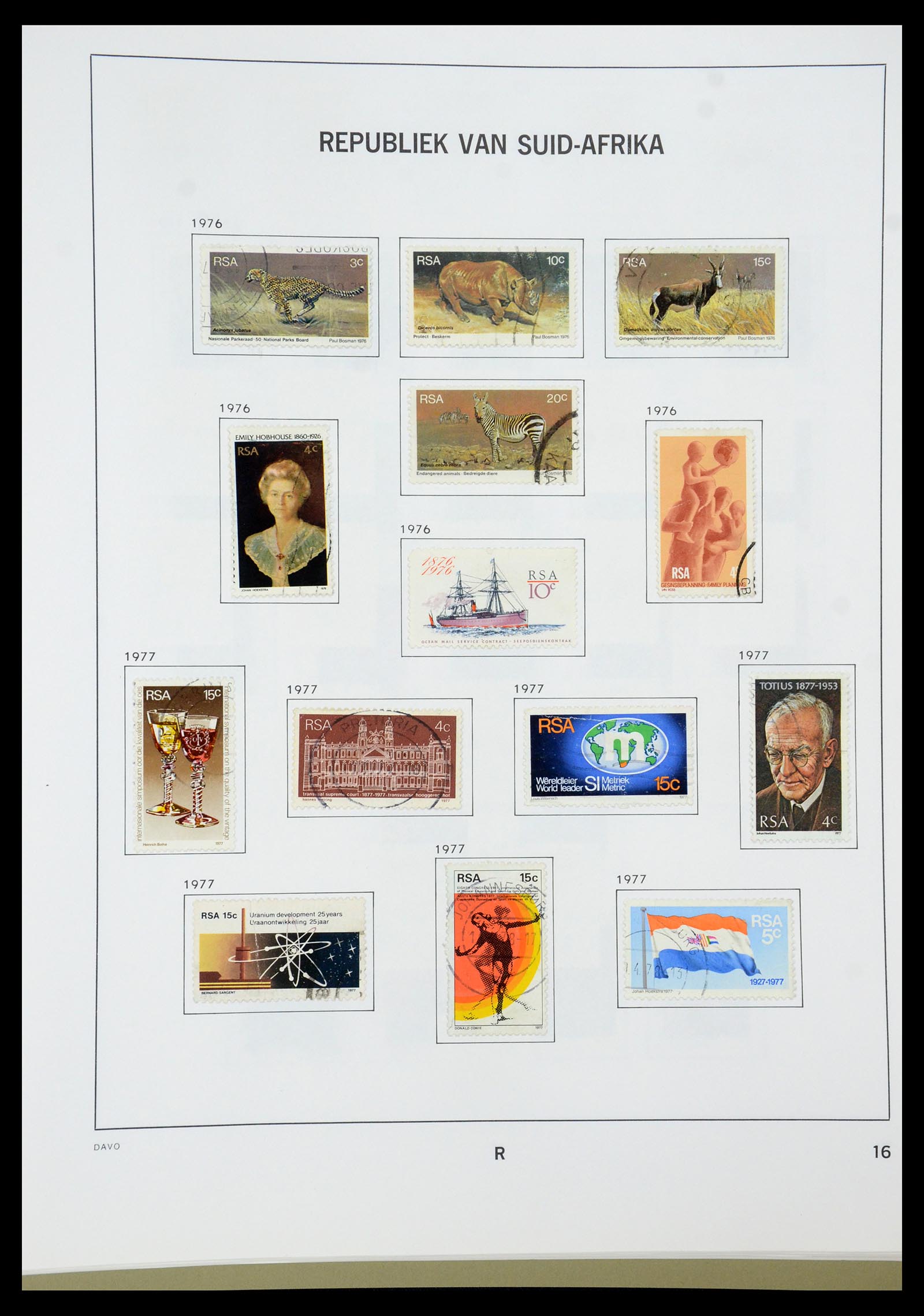 35242 118 - Postzegelverzameling 35242 Zuid Afrika en gebieden 1860-2000.