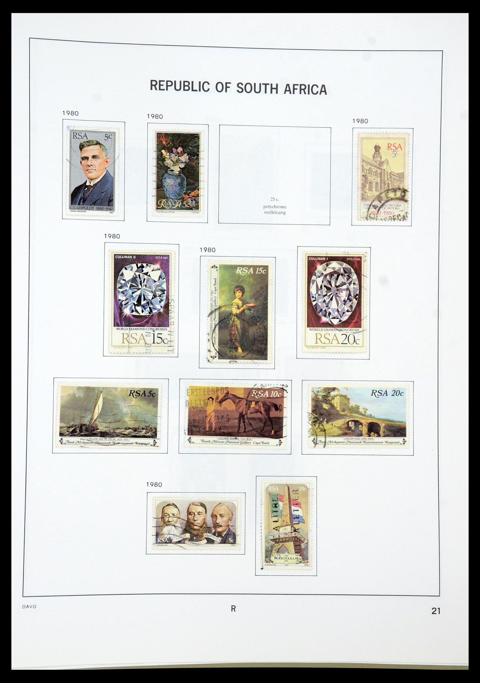 35242 125 - Postzegelverzameling 35242 Zuid Afrika en gebieden 1860-2000.
